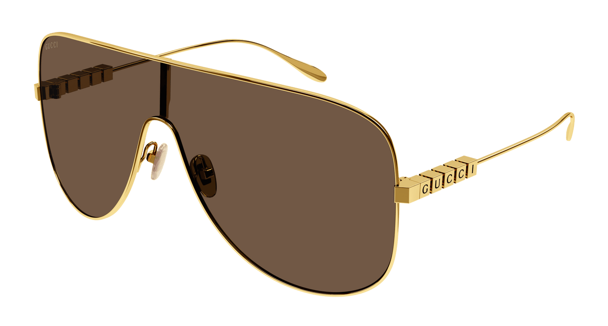 Gold Sunglasses Gucci 889652440231