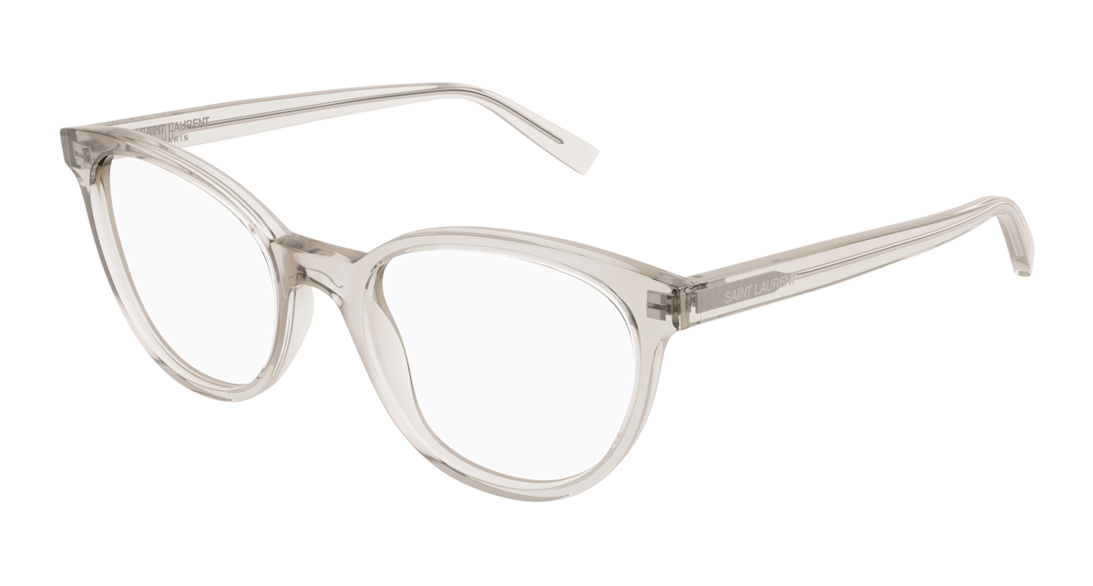 Beige Eyeglasses Saint Laurent 889652421063