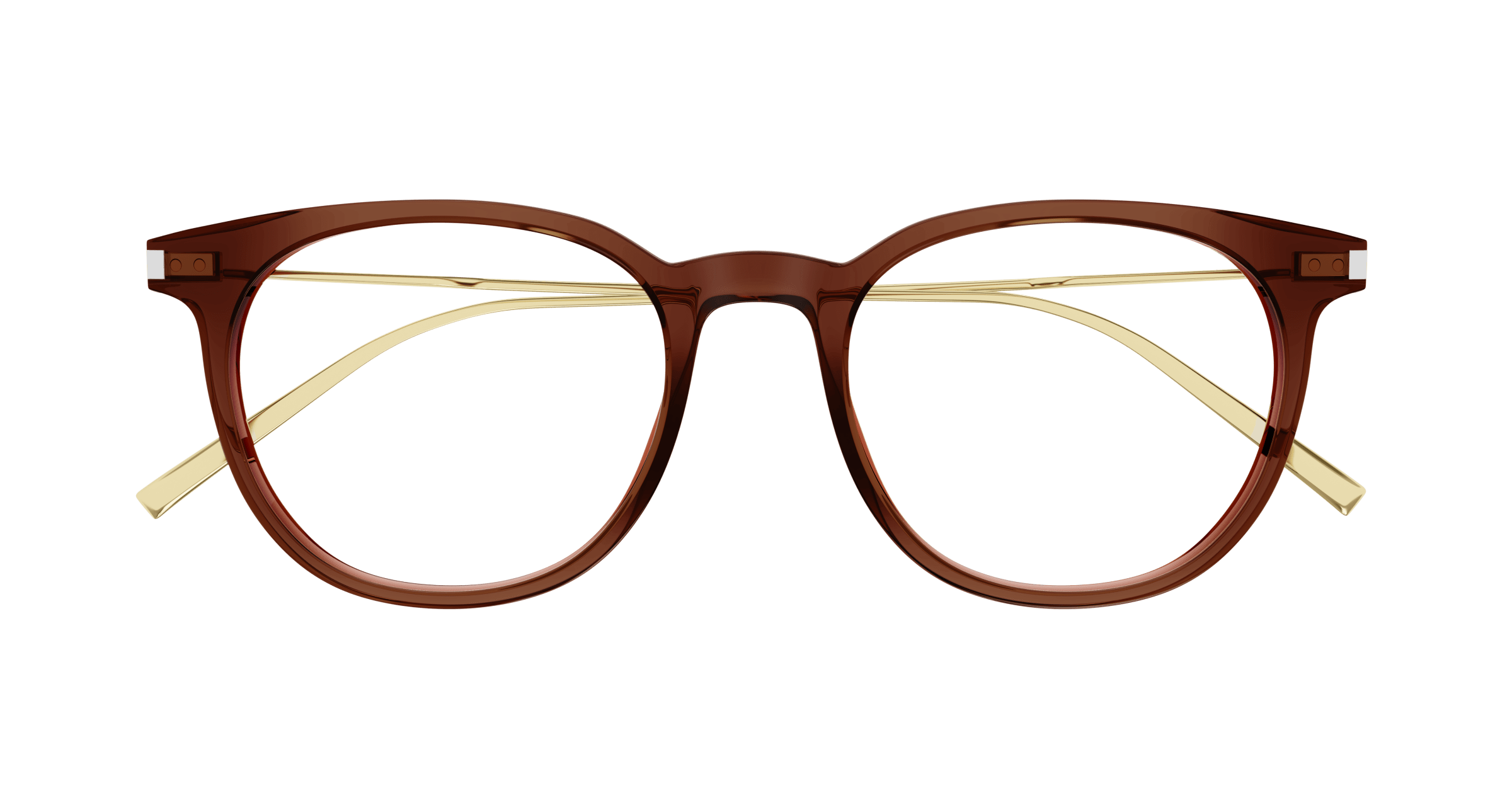 Brown Eyeglasses Saint Laurent 889652420646