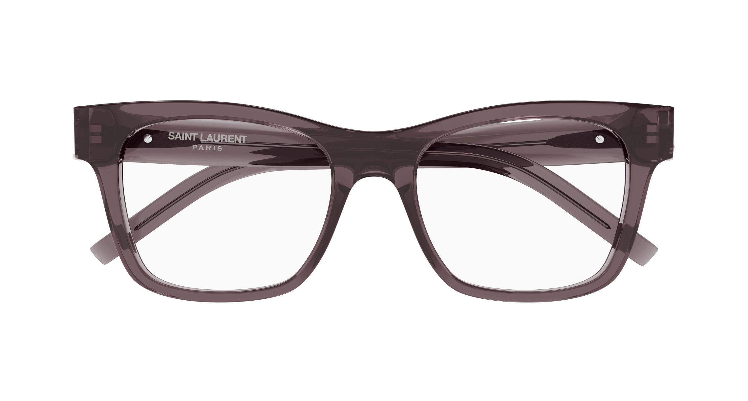 Brown Eyeglasses Saint Laurent 889652421346