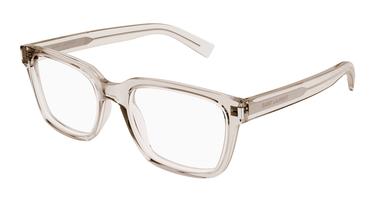 Beige Eyeglasses Saint Laurent 889652445663