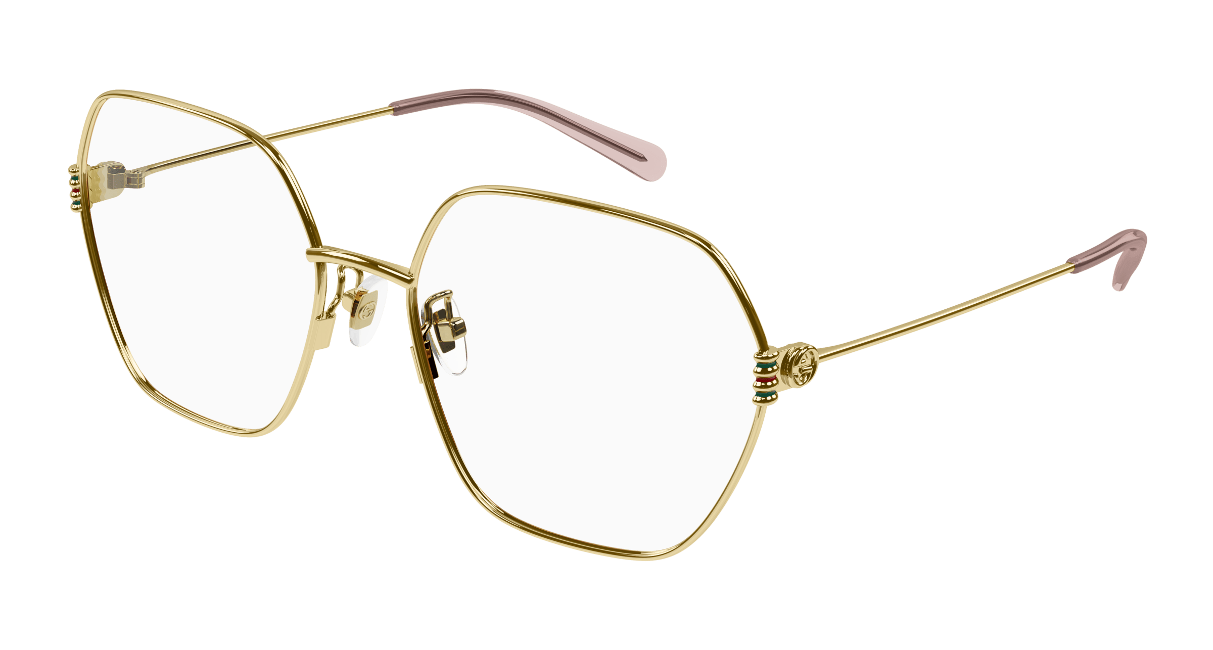 Gold Eyeglasses Gucci 889652413105