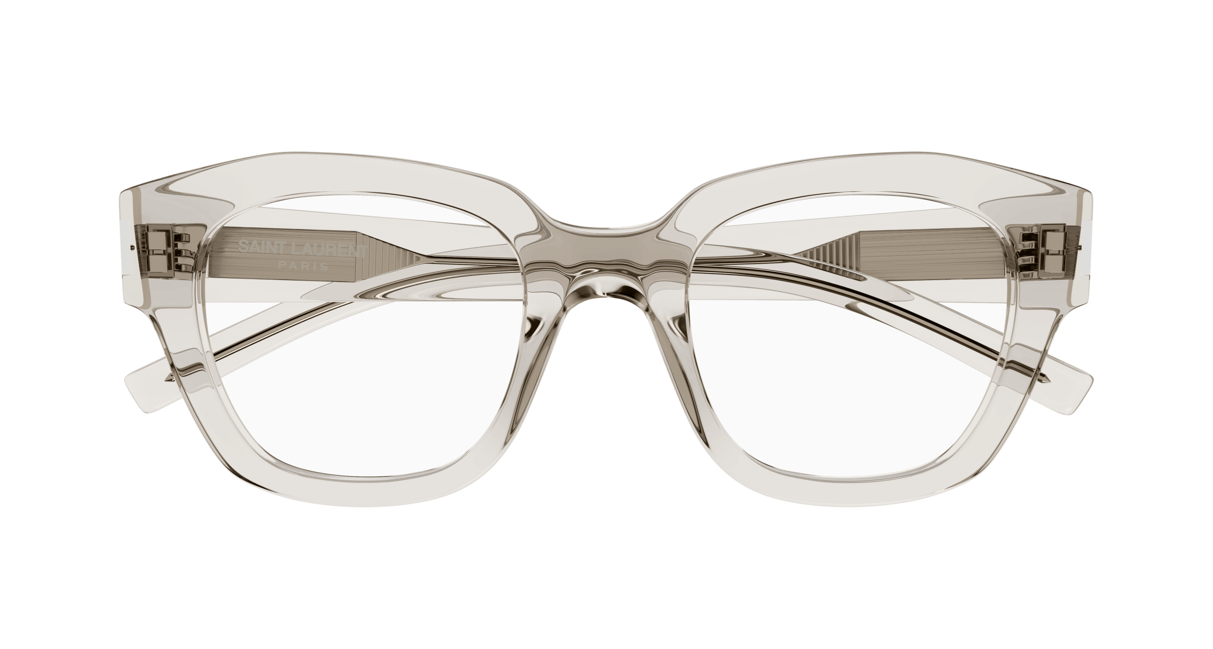 Beige Eyeglasses Saint Laurent 889652453538