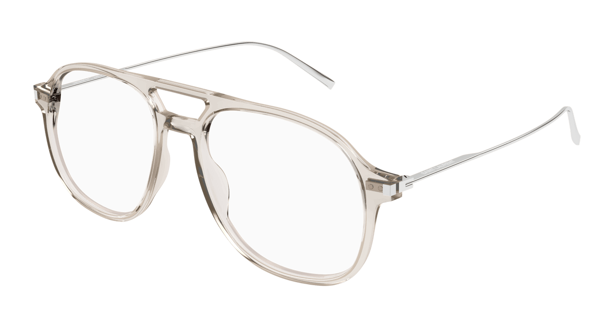 Beige Eyeglasses Saint Laurent 889652446066