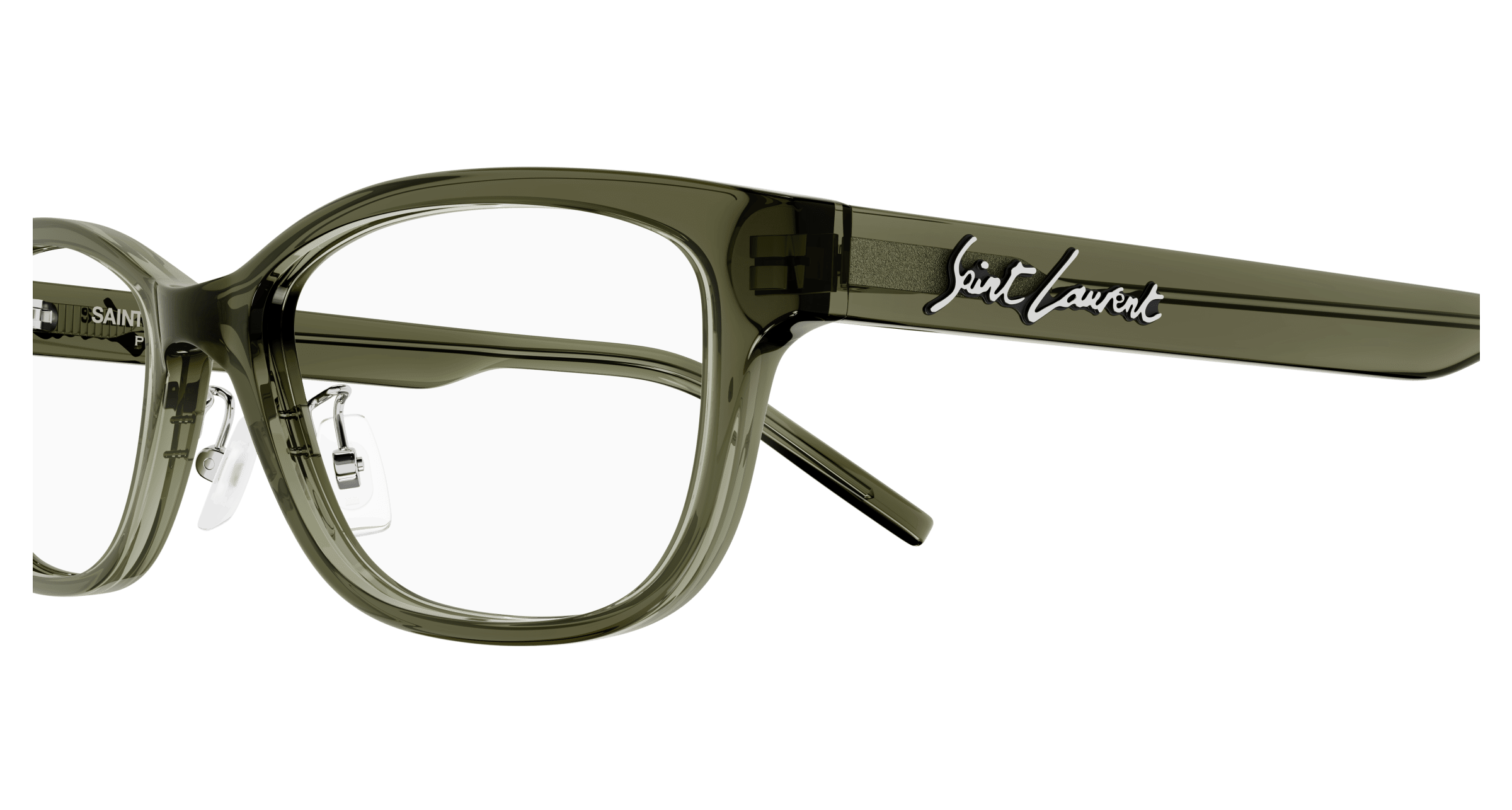 Green Eyeglasses Saint Laurent 889652446233