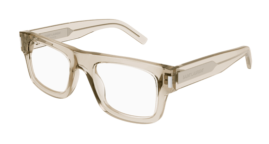 Beige Eyeglasses Saint Laurent 889652420424