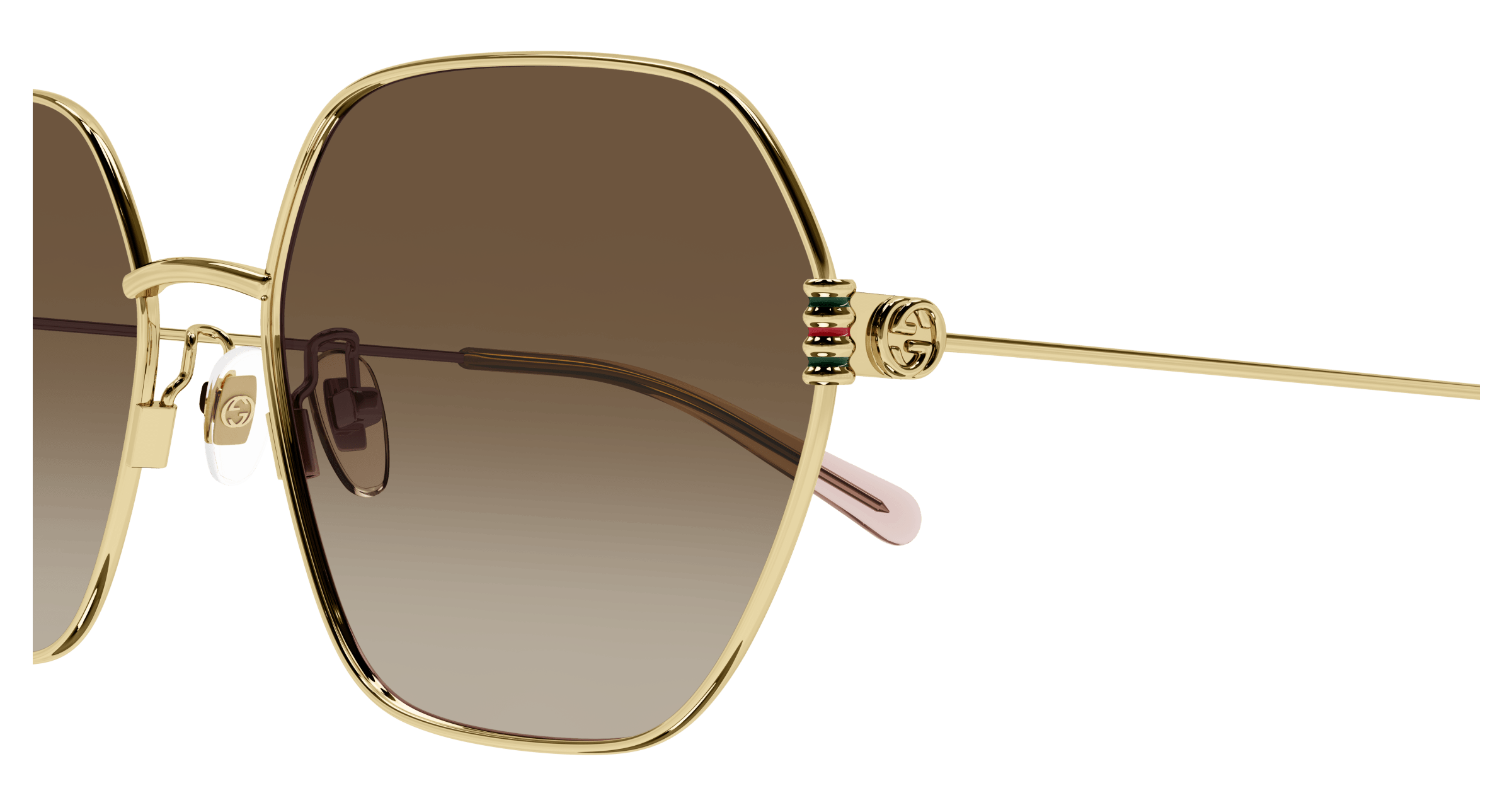 Gold Sunglasses Gucci 889652416182