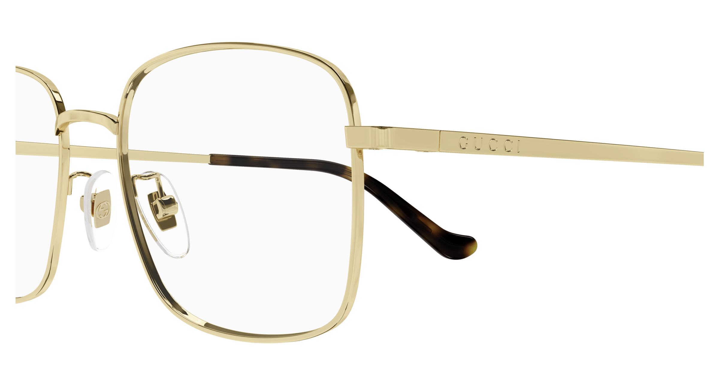 Gold Eyeglasses Gucci 889652416090