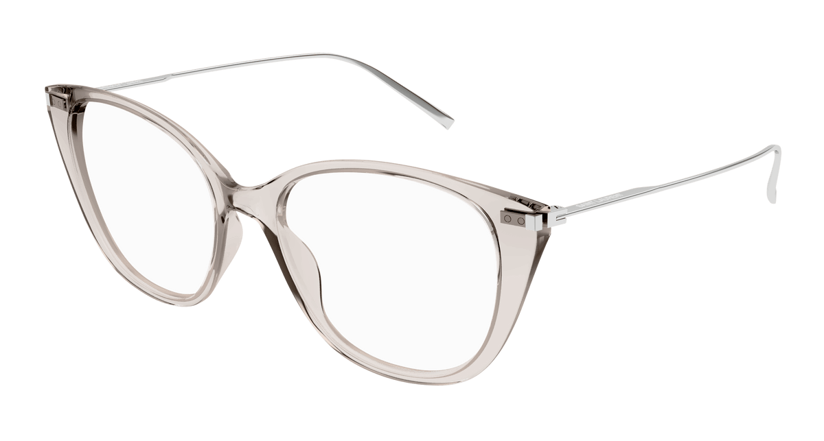 Beige Eyeglasses Saint Laurent 889652446165