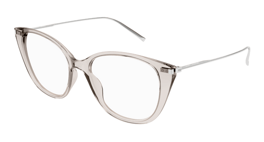 Beige Eyeglasses Saint Laurent 889652446165