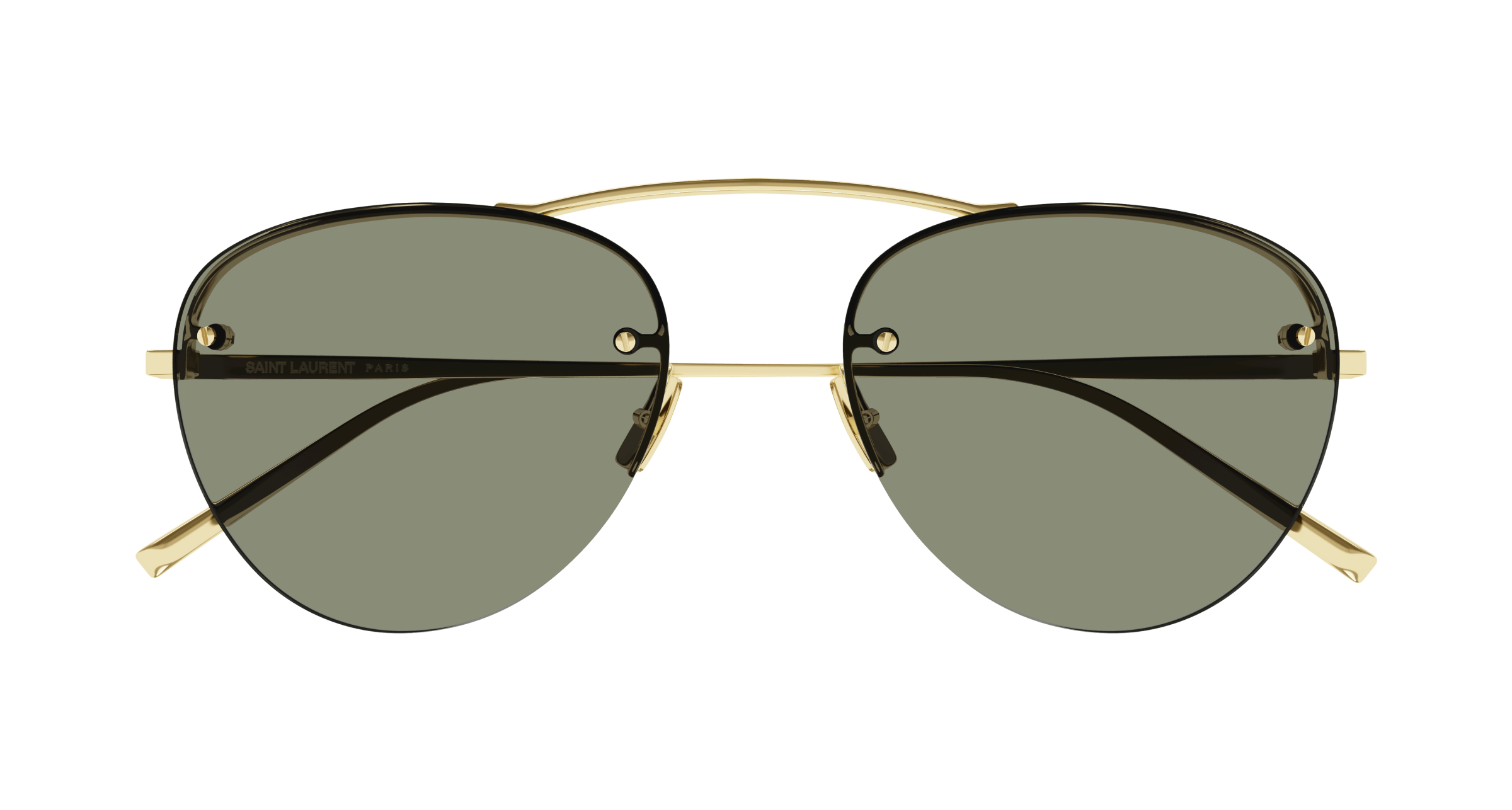 Gold Sunglasses Saint Laurent 889652420462