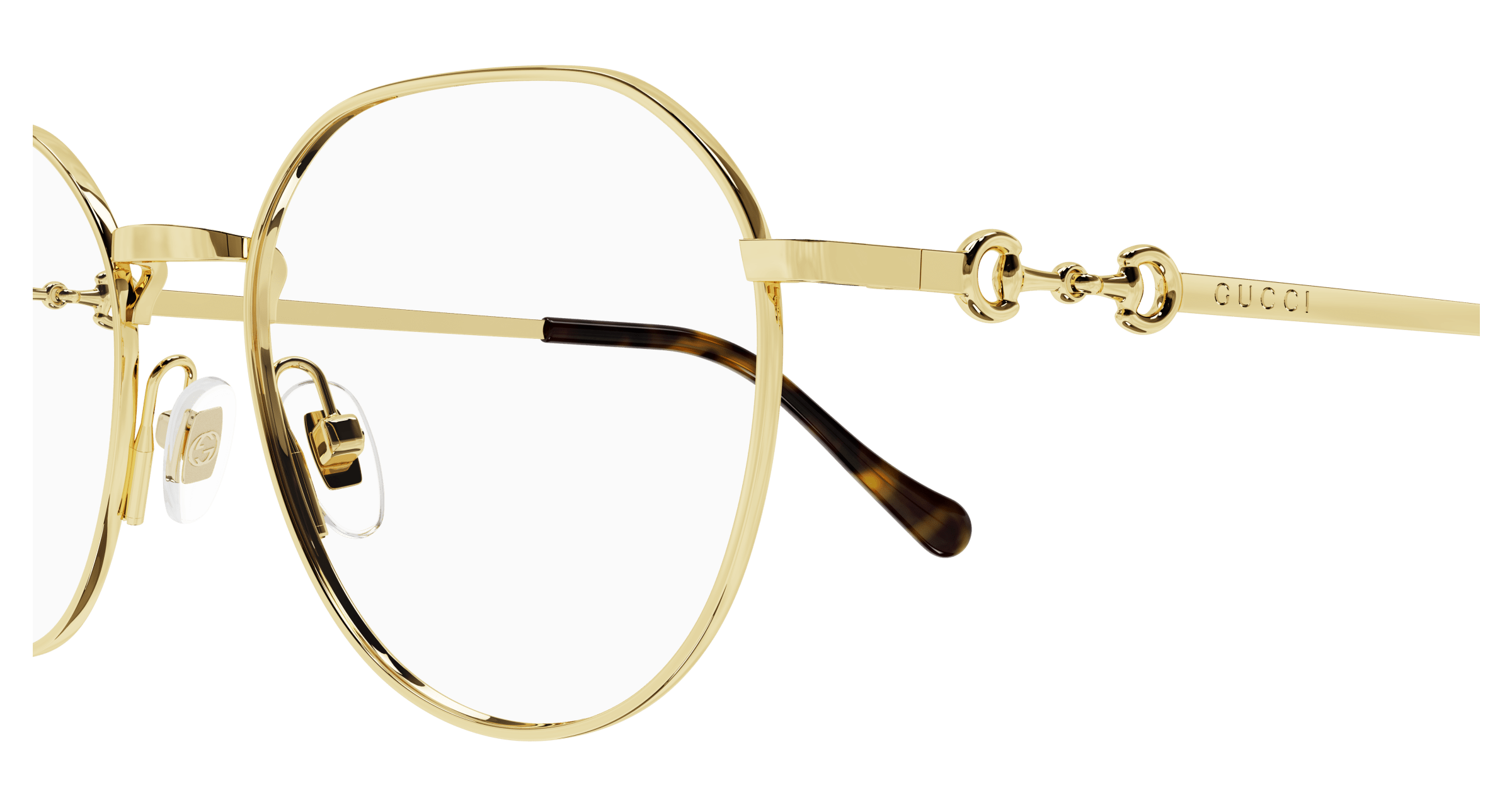 Gold Eyeglasses Gucci 889652415116