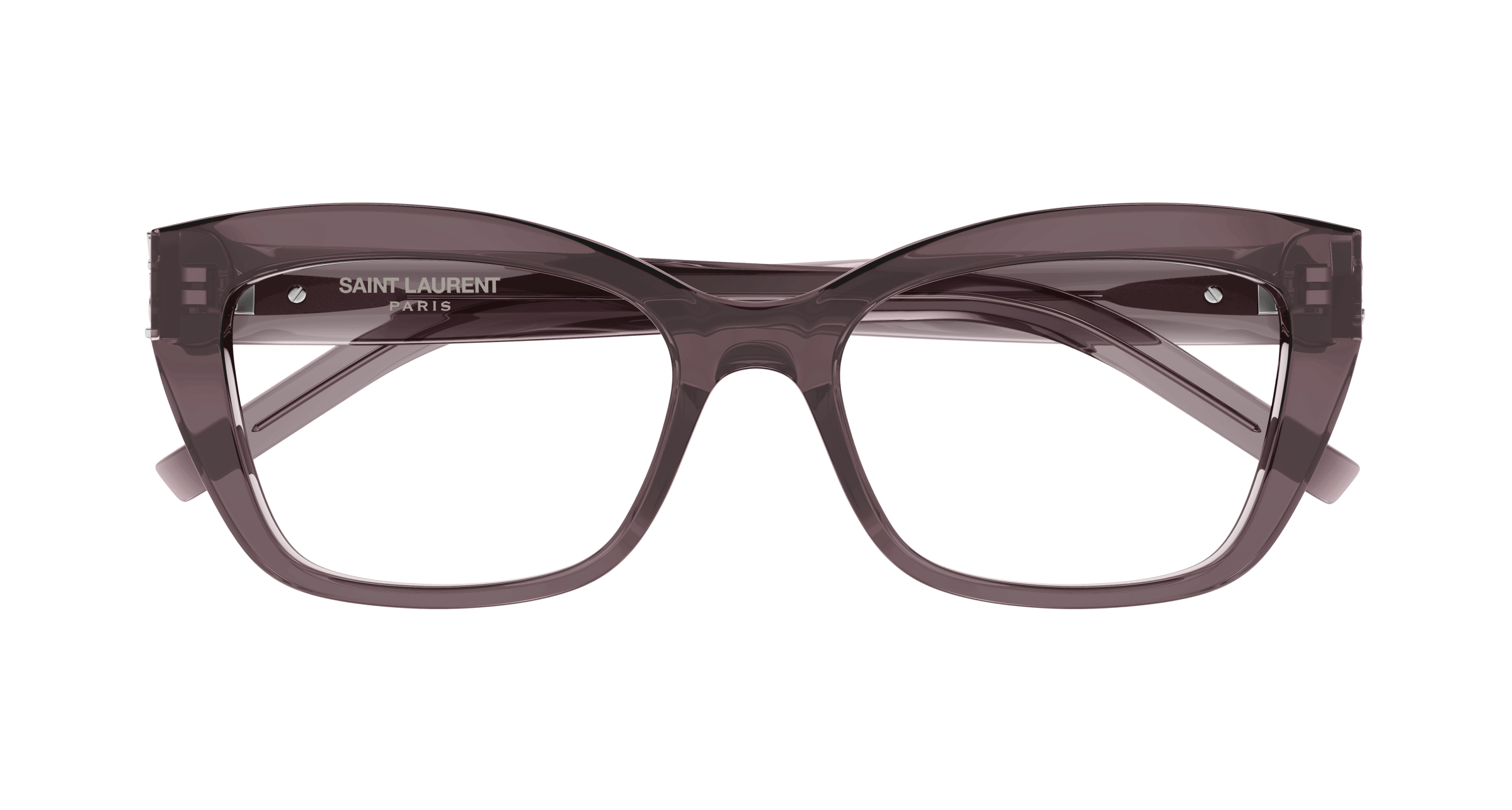 Brown Eyeglasses Saint Laurent 889652421292