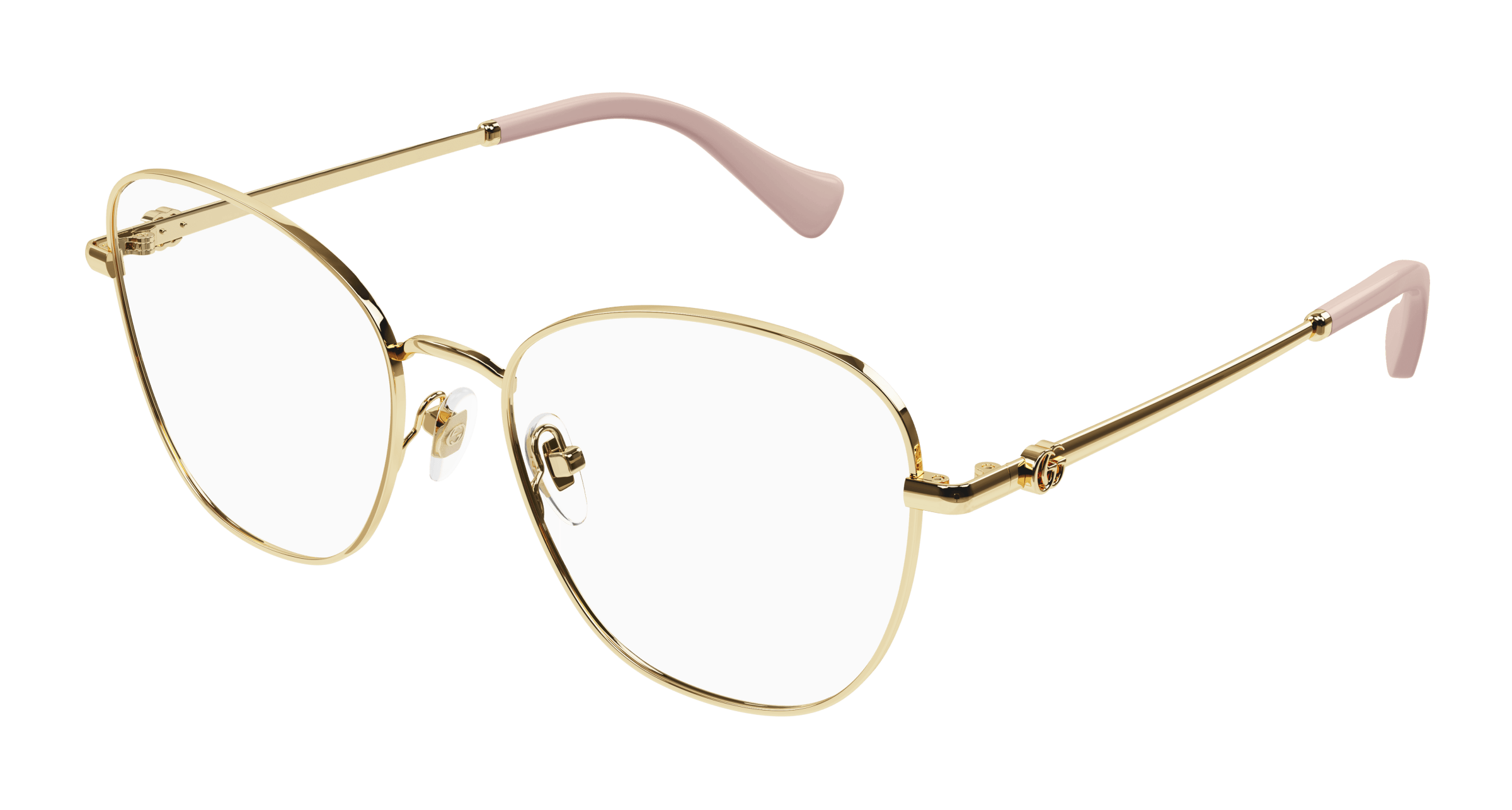 Gold Eyeglasses Gucci 889652440729