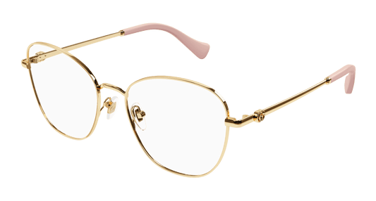 Gold Eyeglasses Gucci 889652440729