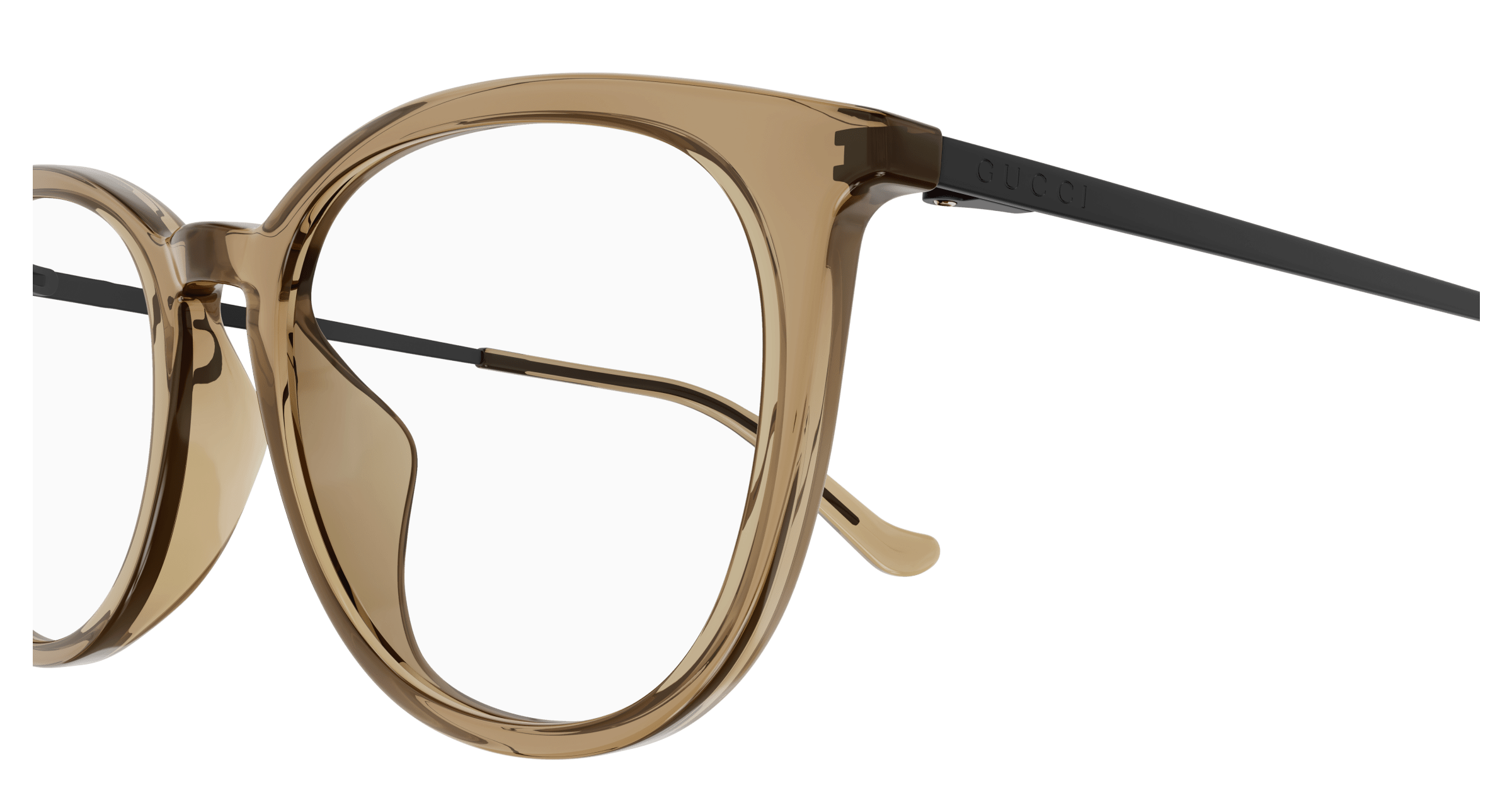 Brown Eyeglasses Gucci 889652440514