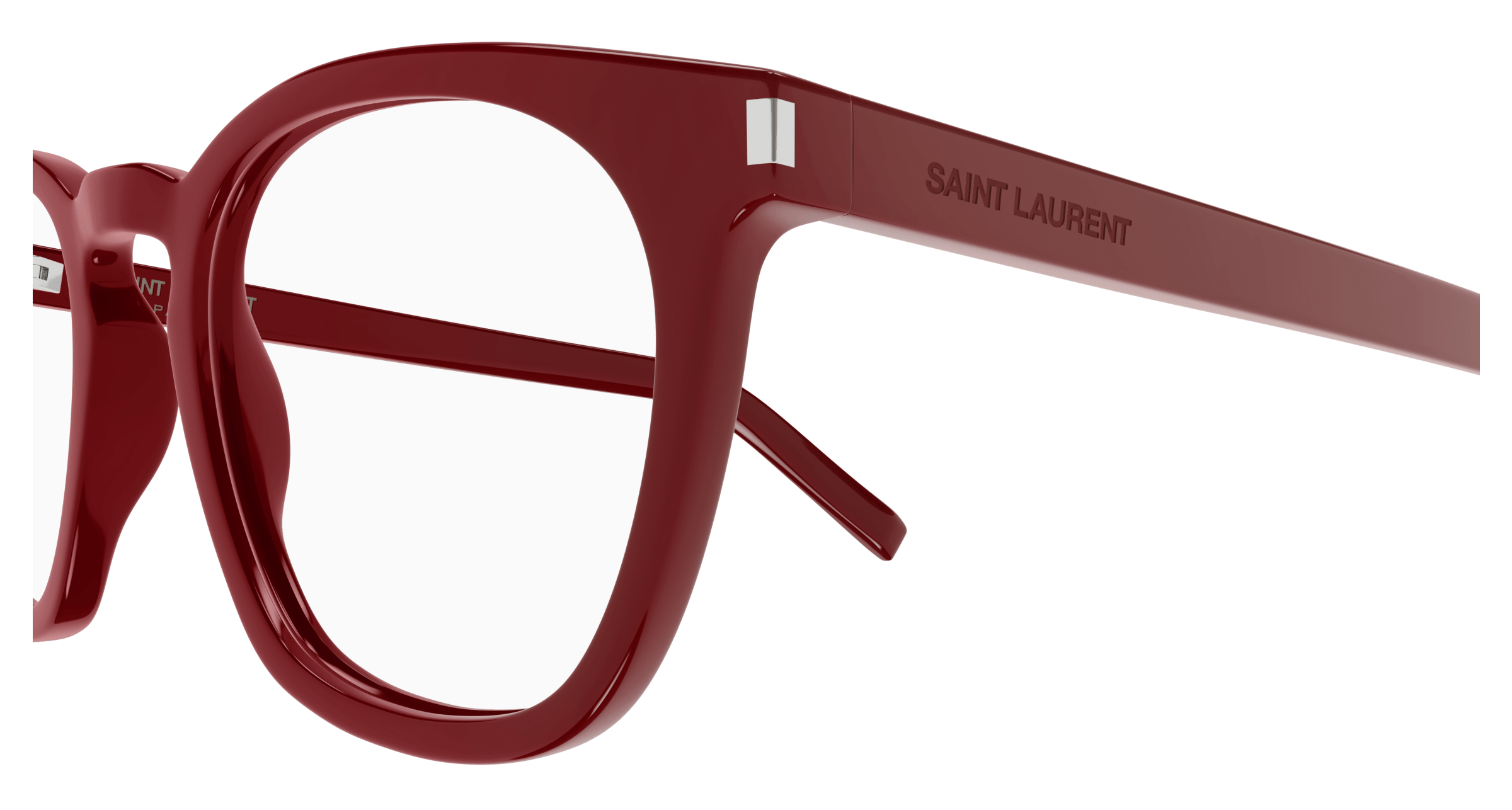 Red Eyeglasses Saint Laurent 889652521961