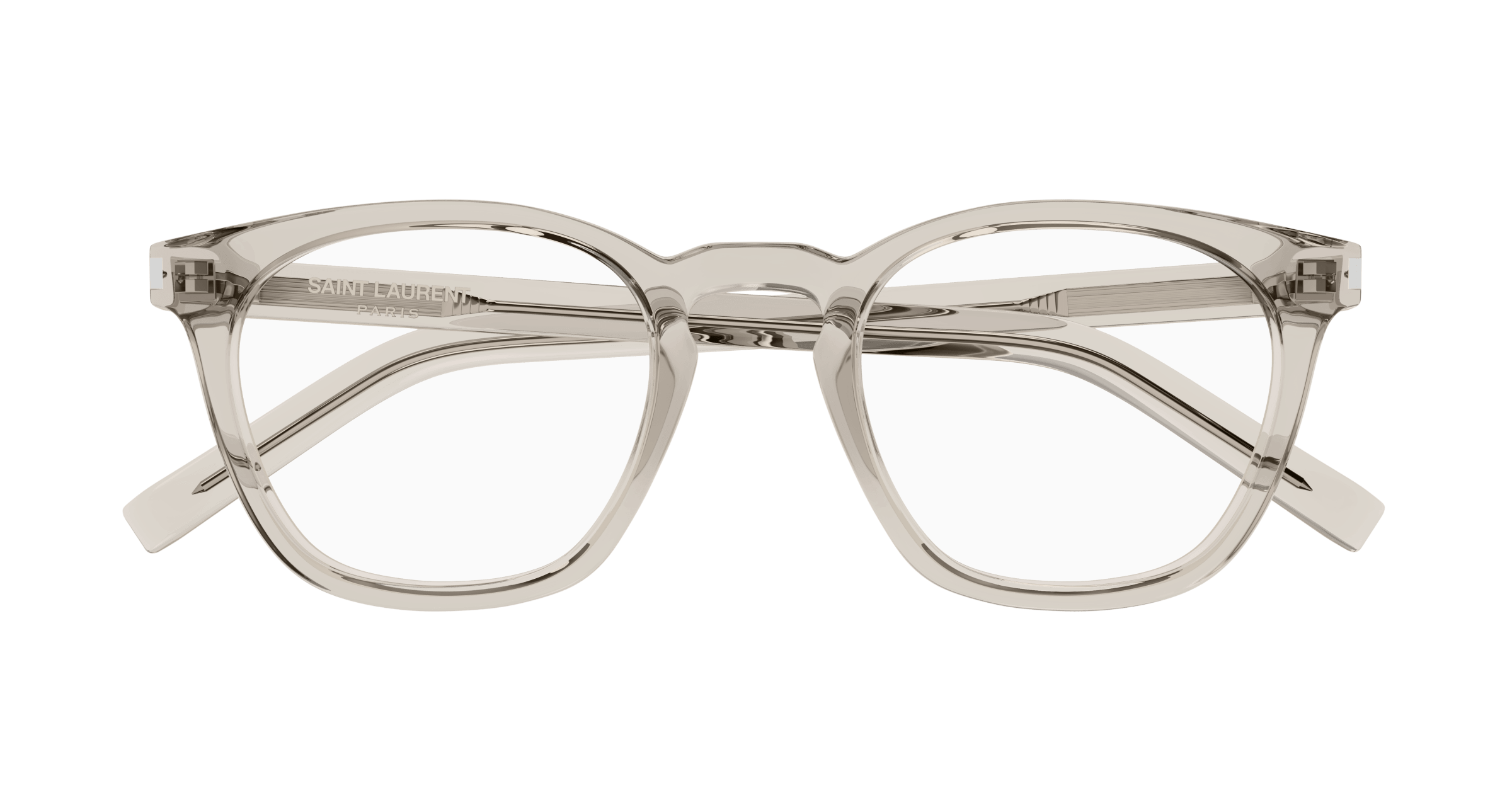 Beige Eyeglasses Saint Laurent 889652488073