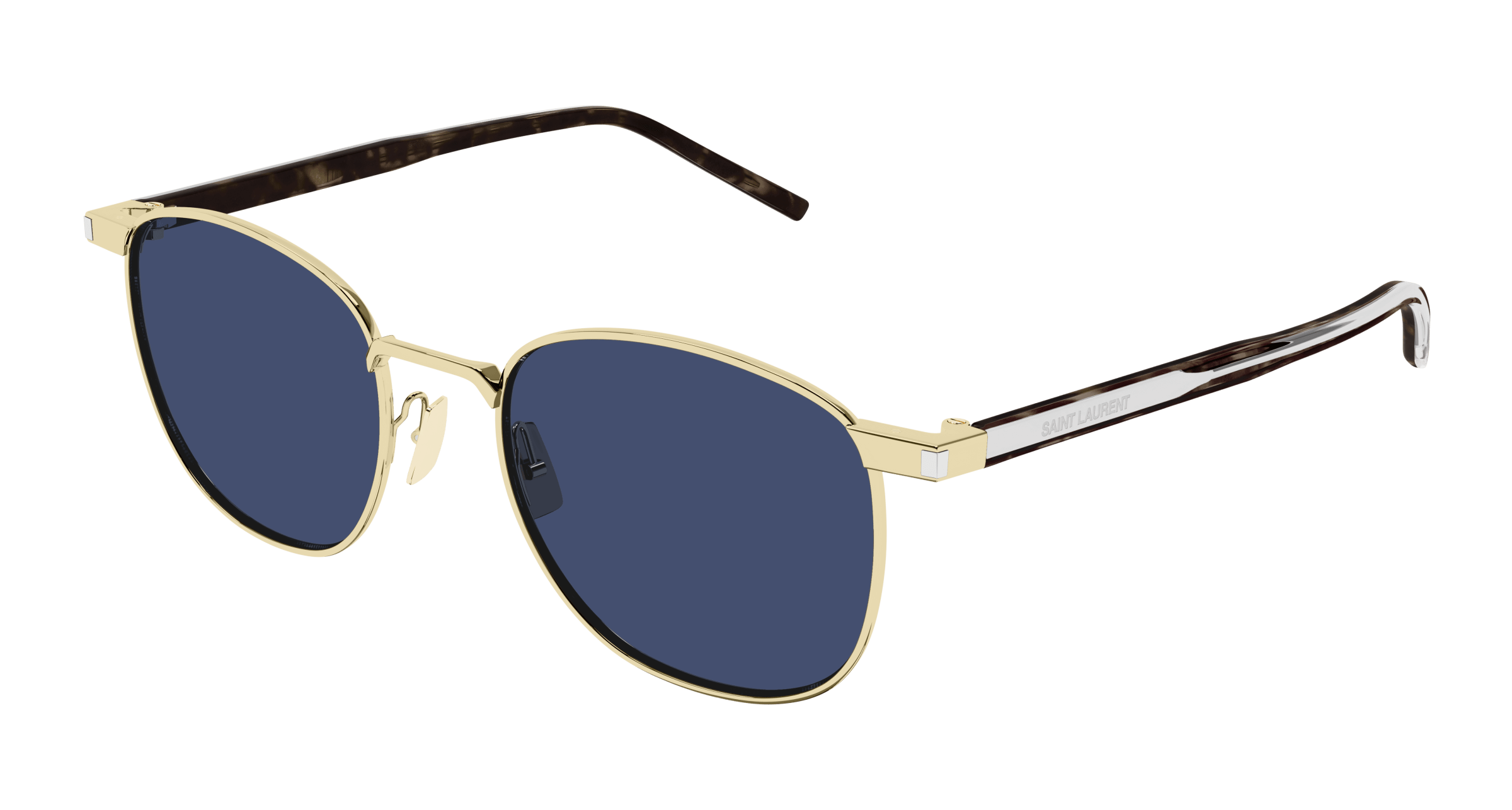 Gold Sunglasses Saint Laurent 889652521251