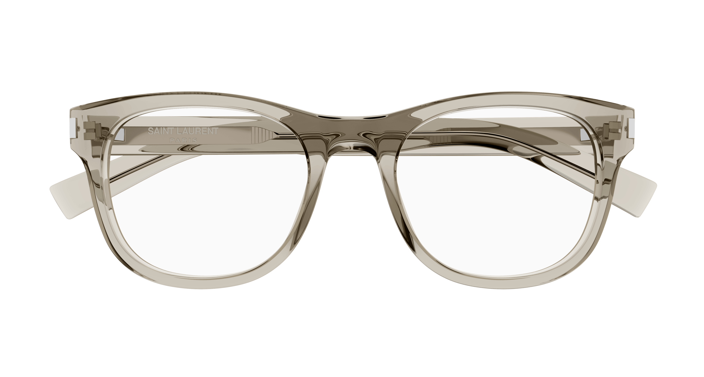 Beige Eyeglasses Saint Laurent 889652485218