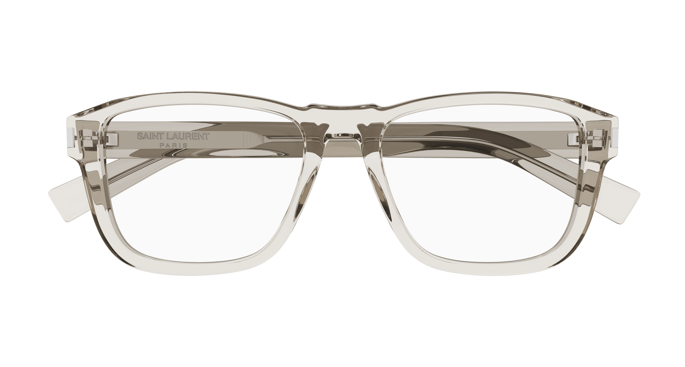 Beige Eyeglasses Saint Laurent 889652516721