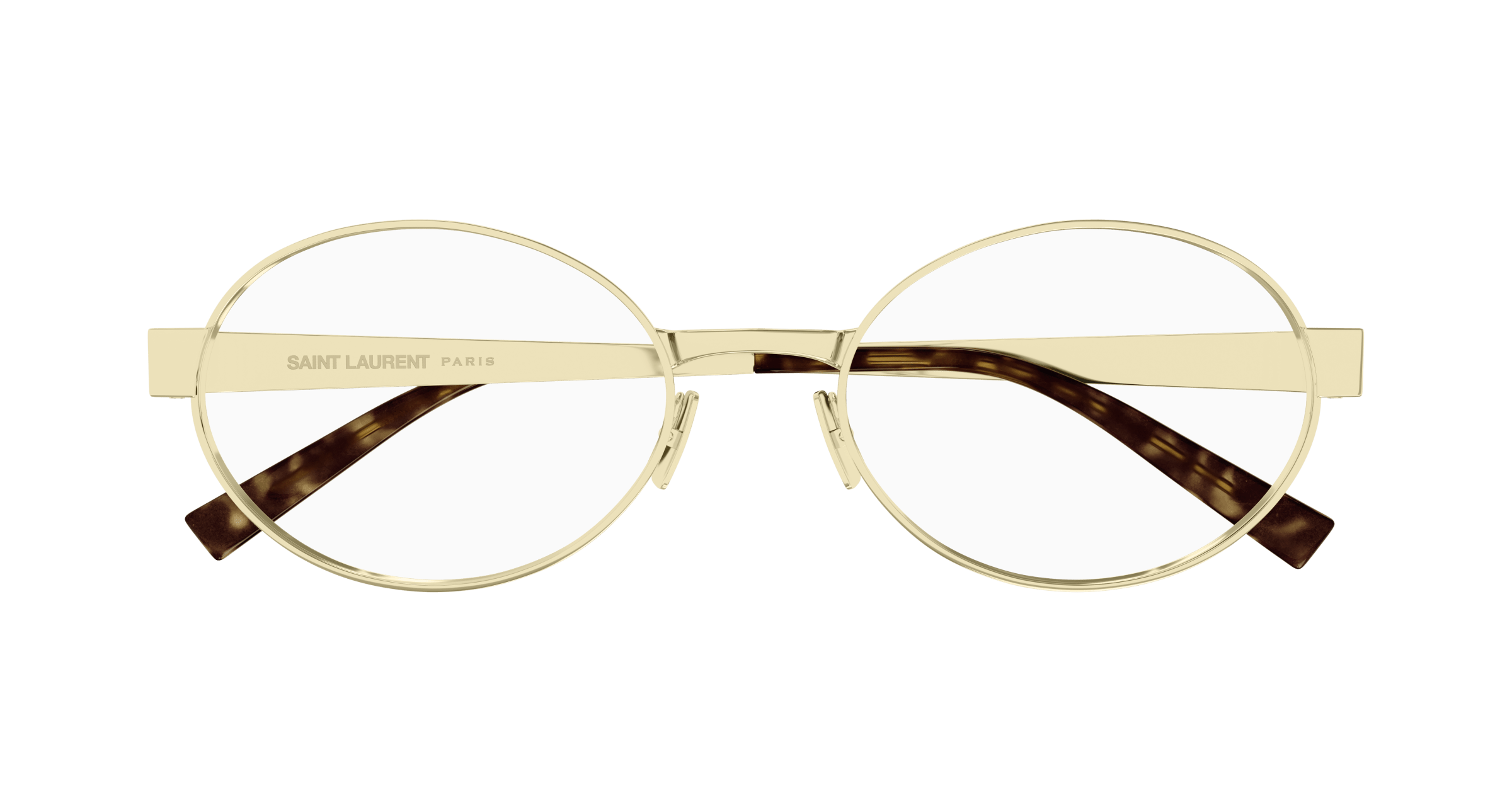 Gold Eyeglasses Saint Laurent 889652492667