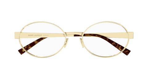 Gold Eyeglasses Saint Laurent 889652492667