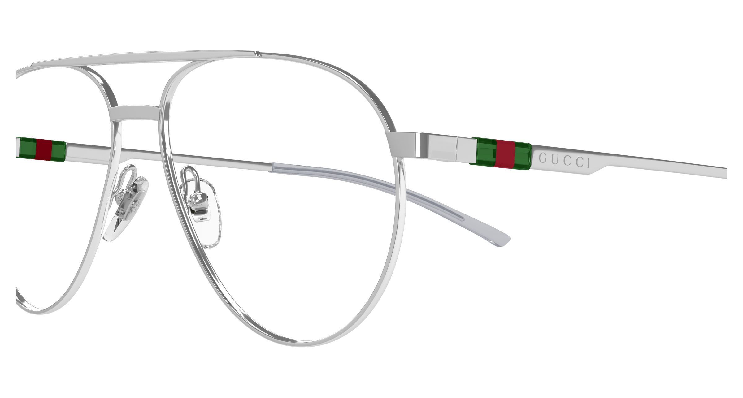 Silver Eyeglasses Gucci 889652500065