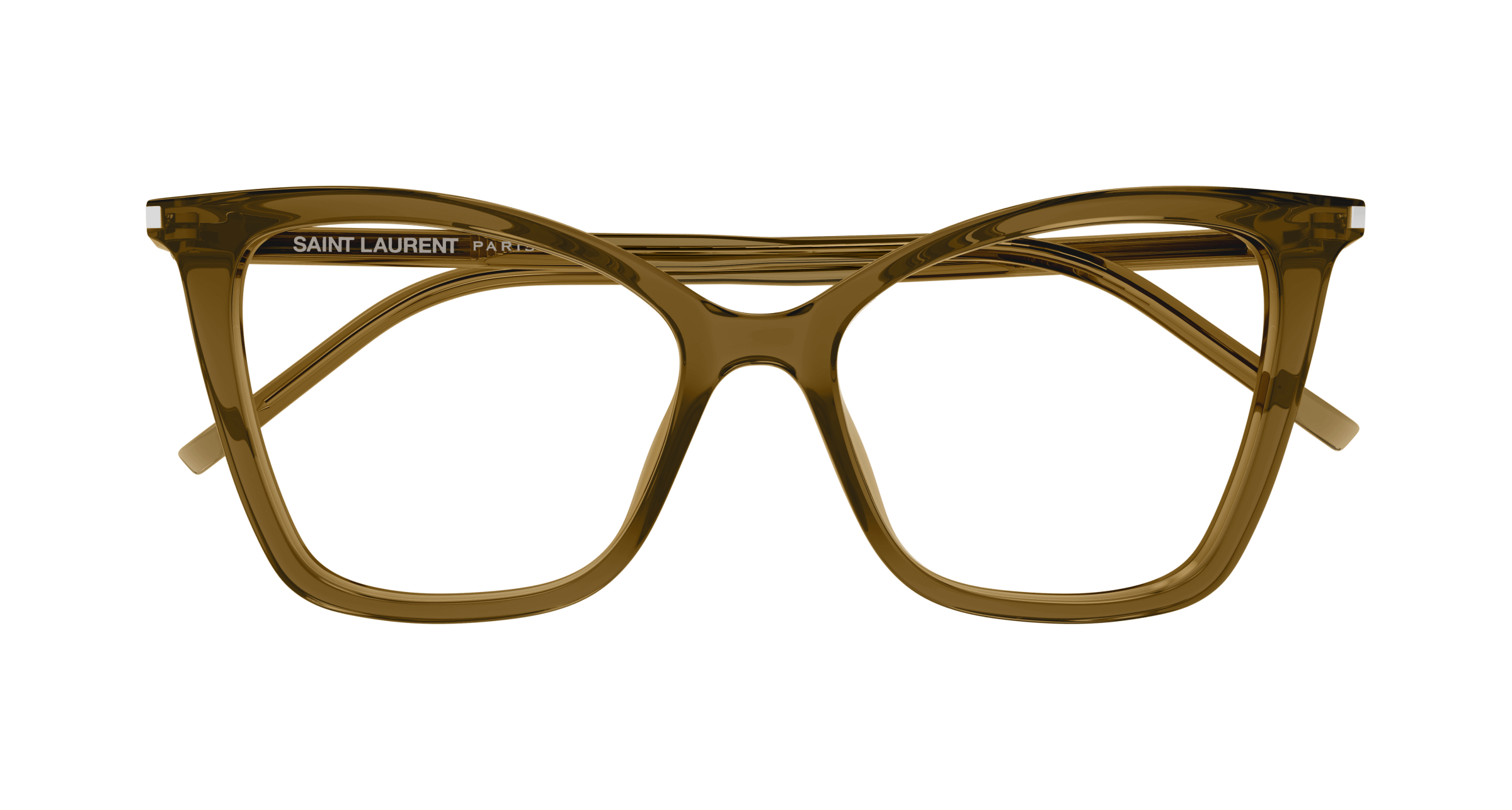 Brown Eyeglasses Saint Laurent 889652515953