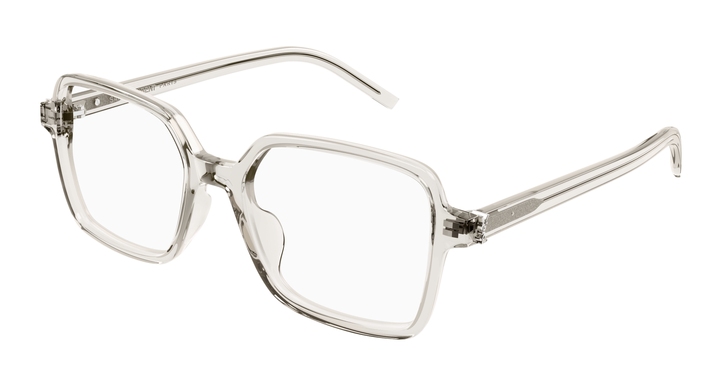 Beige Eyeglasses Saint Laurent 889652517063