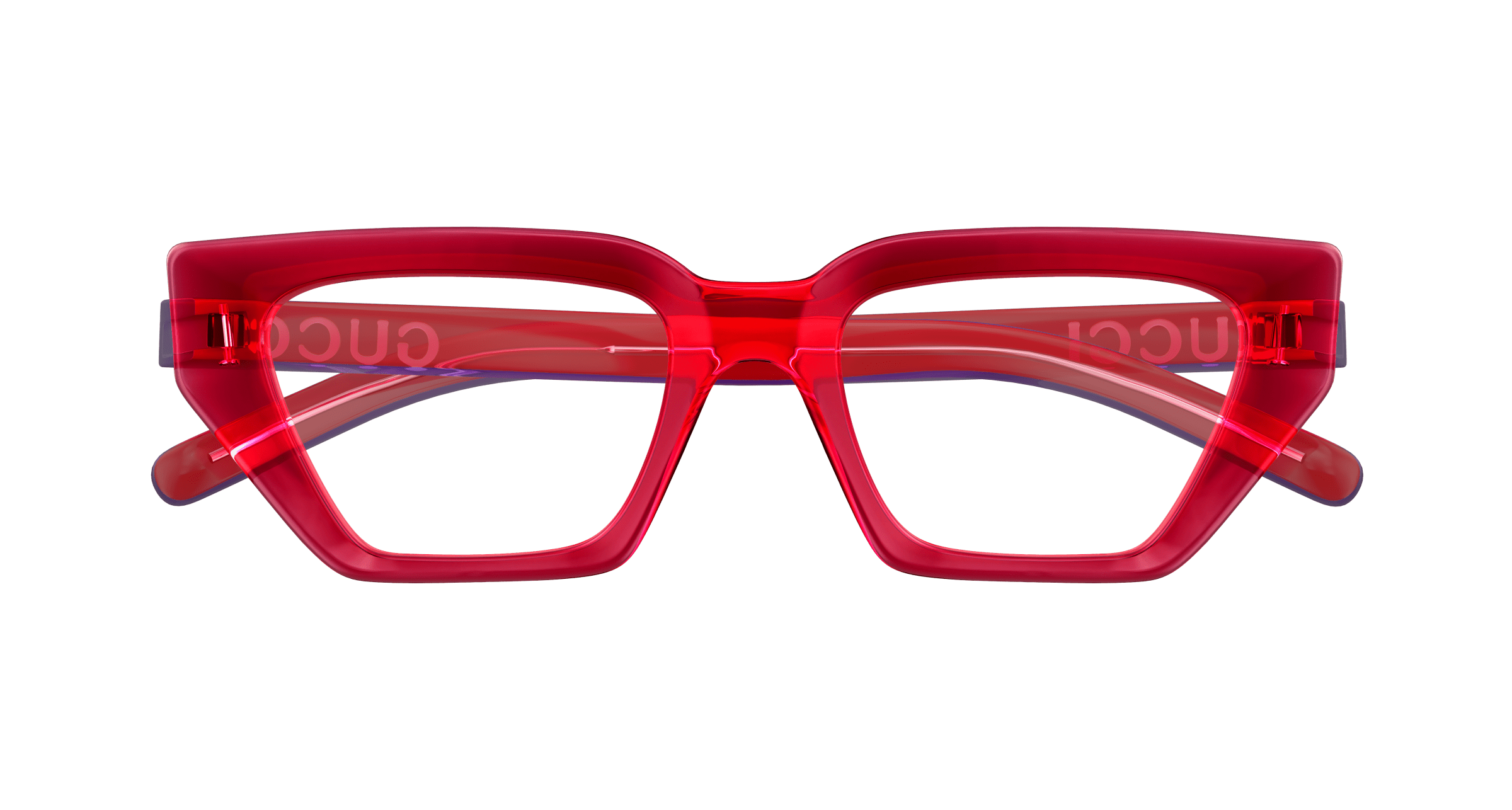 Red Eyeglasses Gucci 889652500287