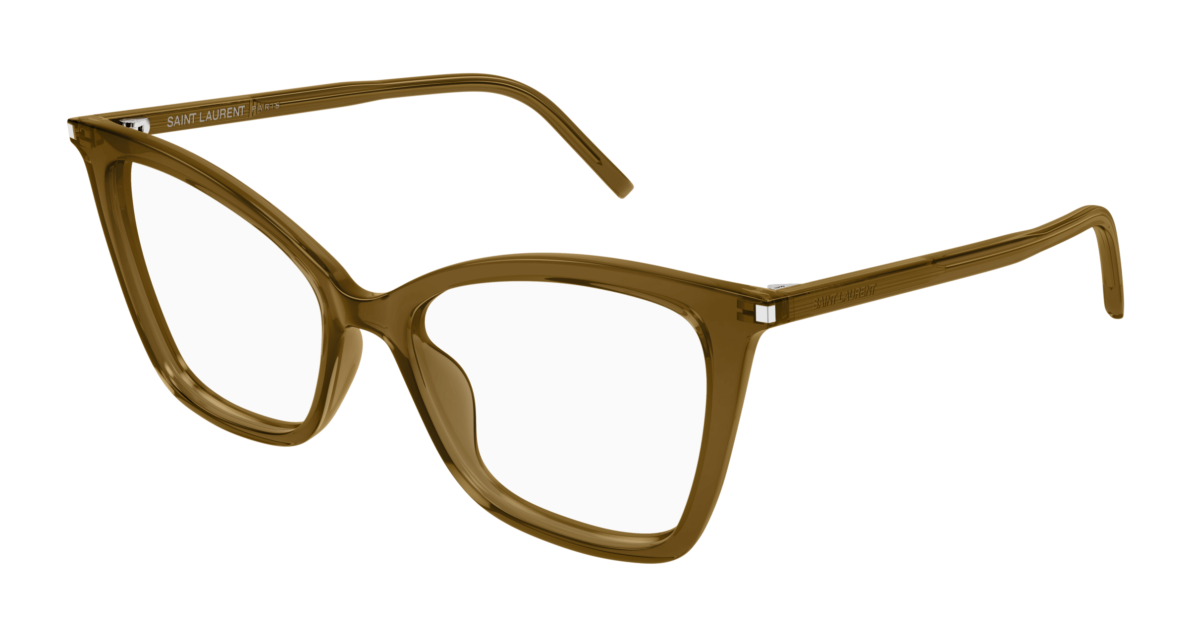 Brown Eyeglasses Saint Laurent 889652515953