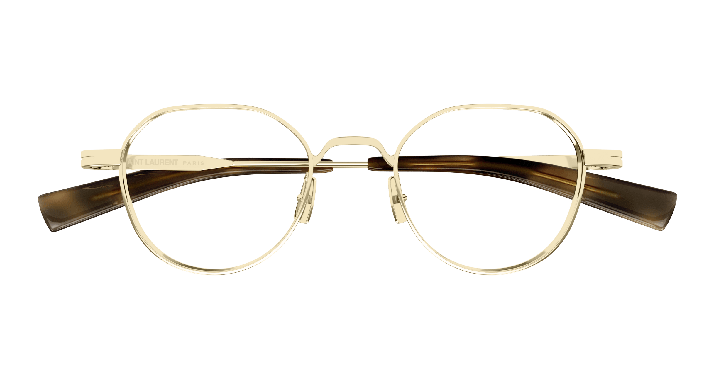 Gold Eyeglasses Saint Laurent 889652516585