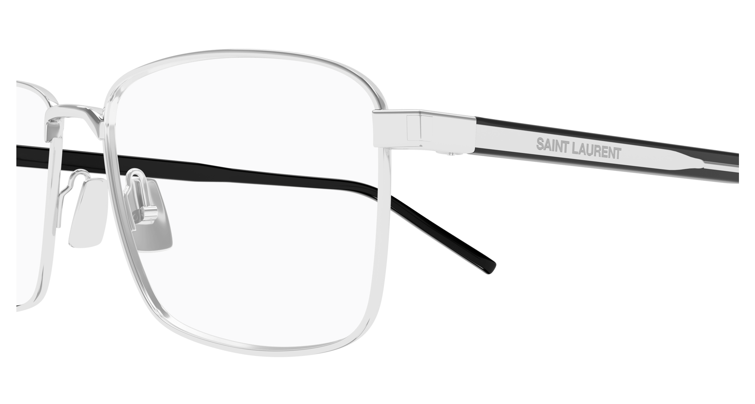 Silver Eyeglasses Saint Laurent 889652485713