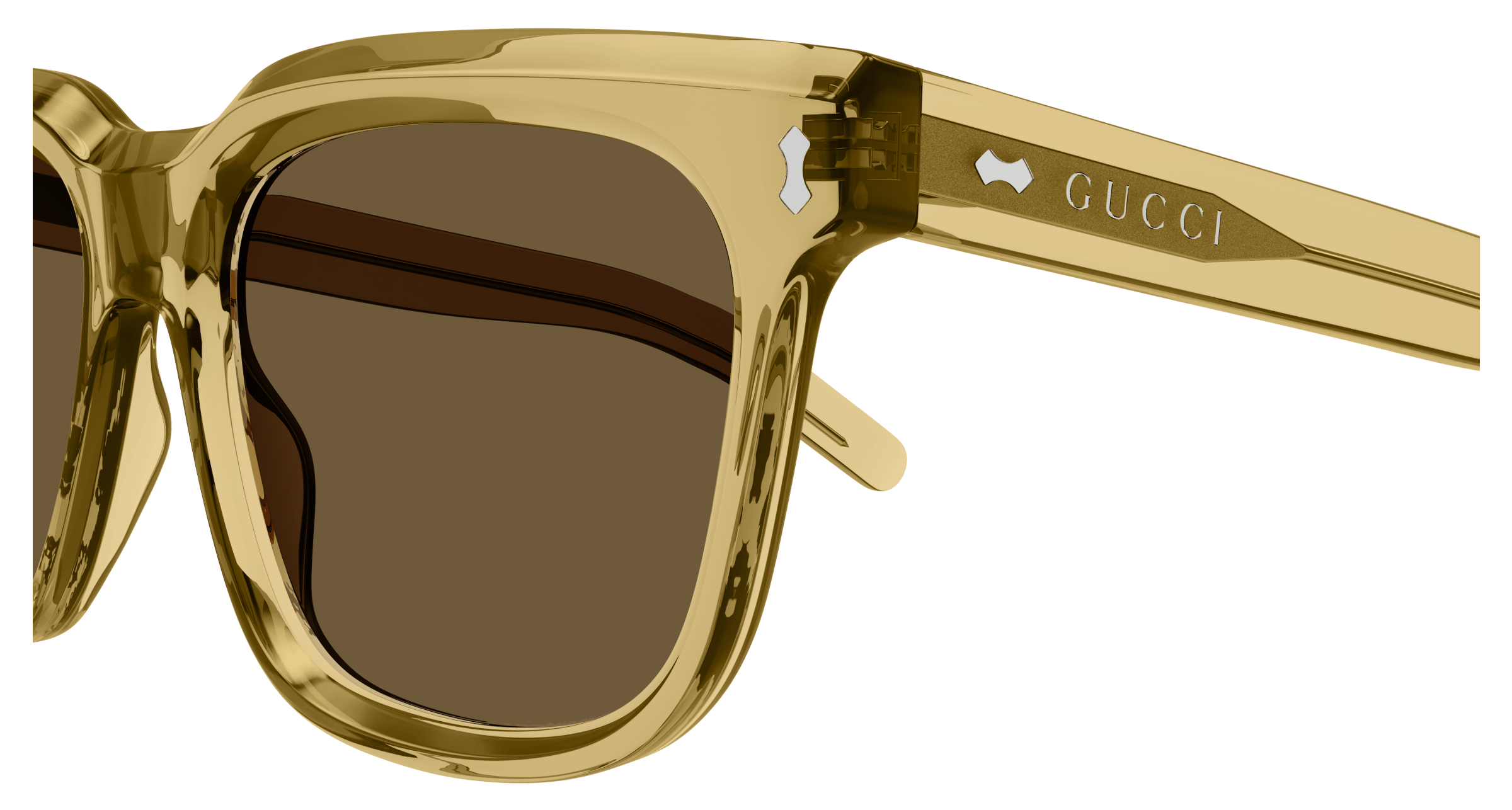 Yellow Sunglasses Gucci 889652467351