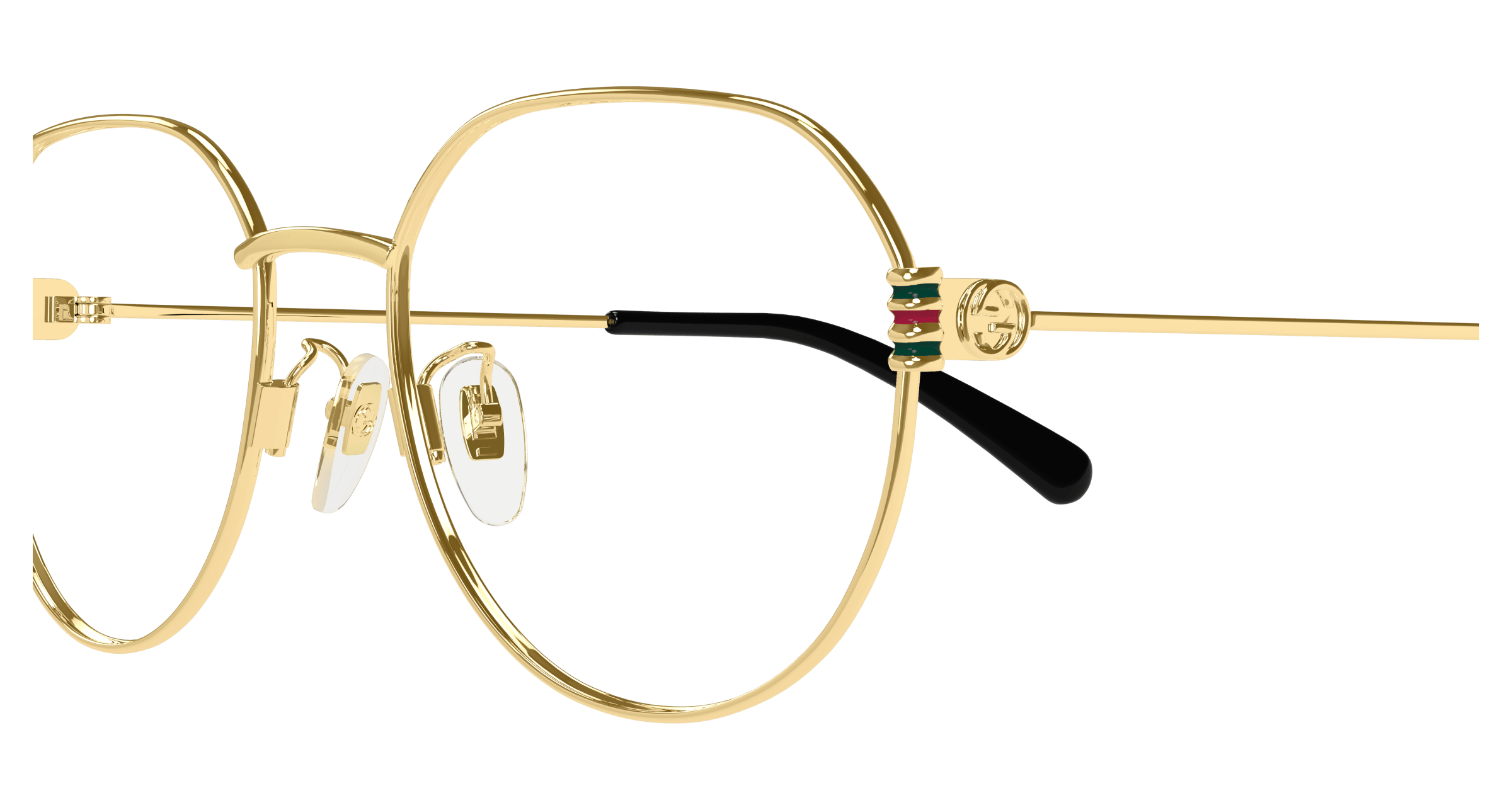 Gold Eyeglasses Gucci 889652501734