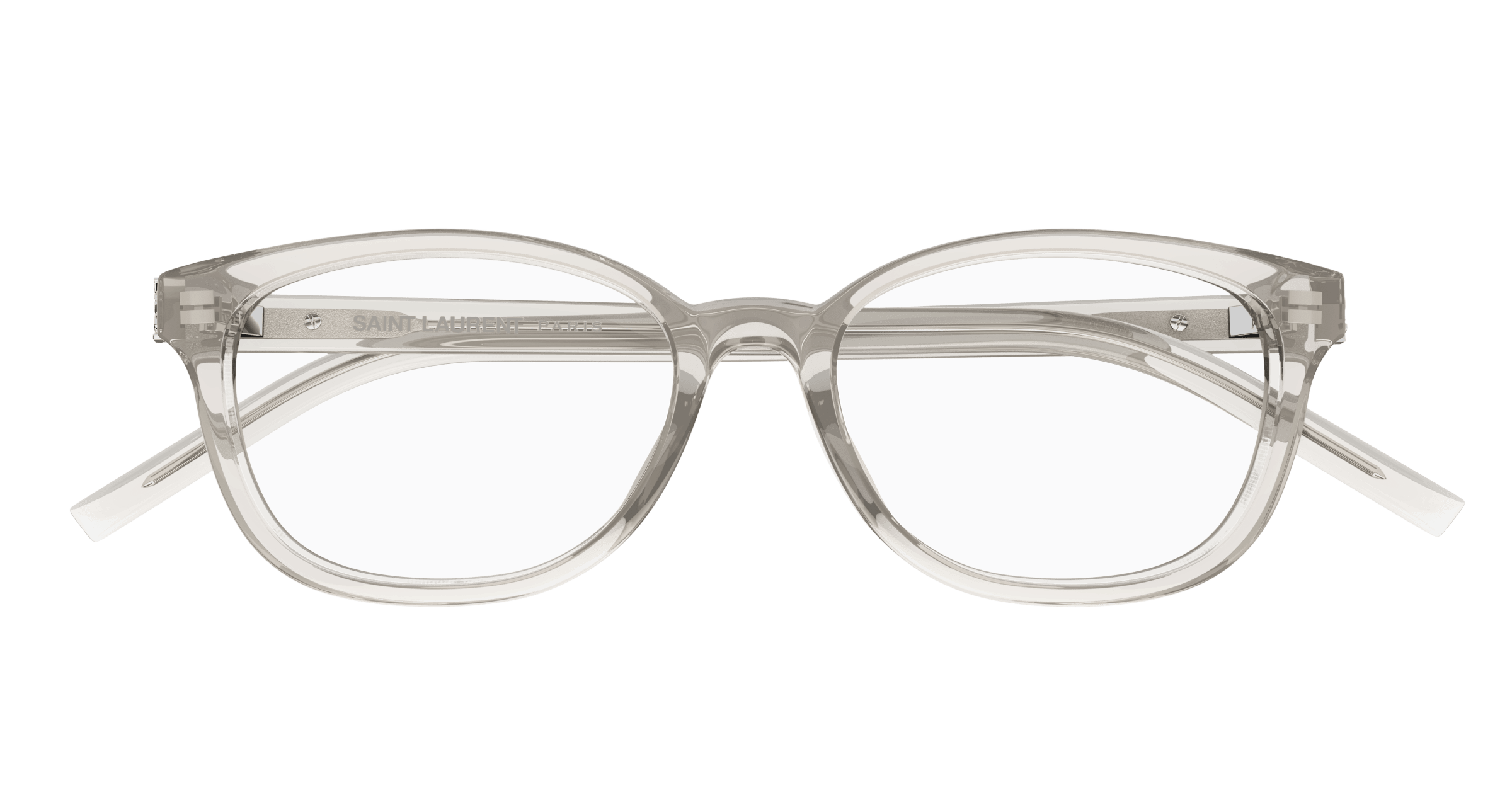 Beige Eyeglasses Saint Laurent 889652517360