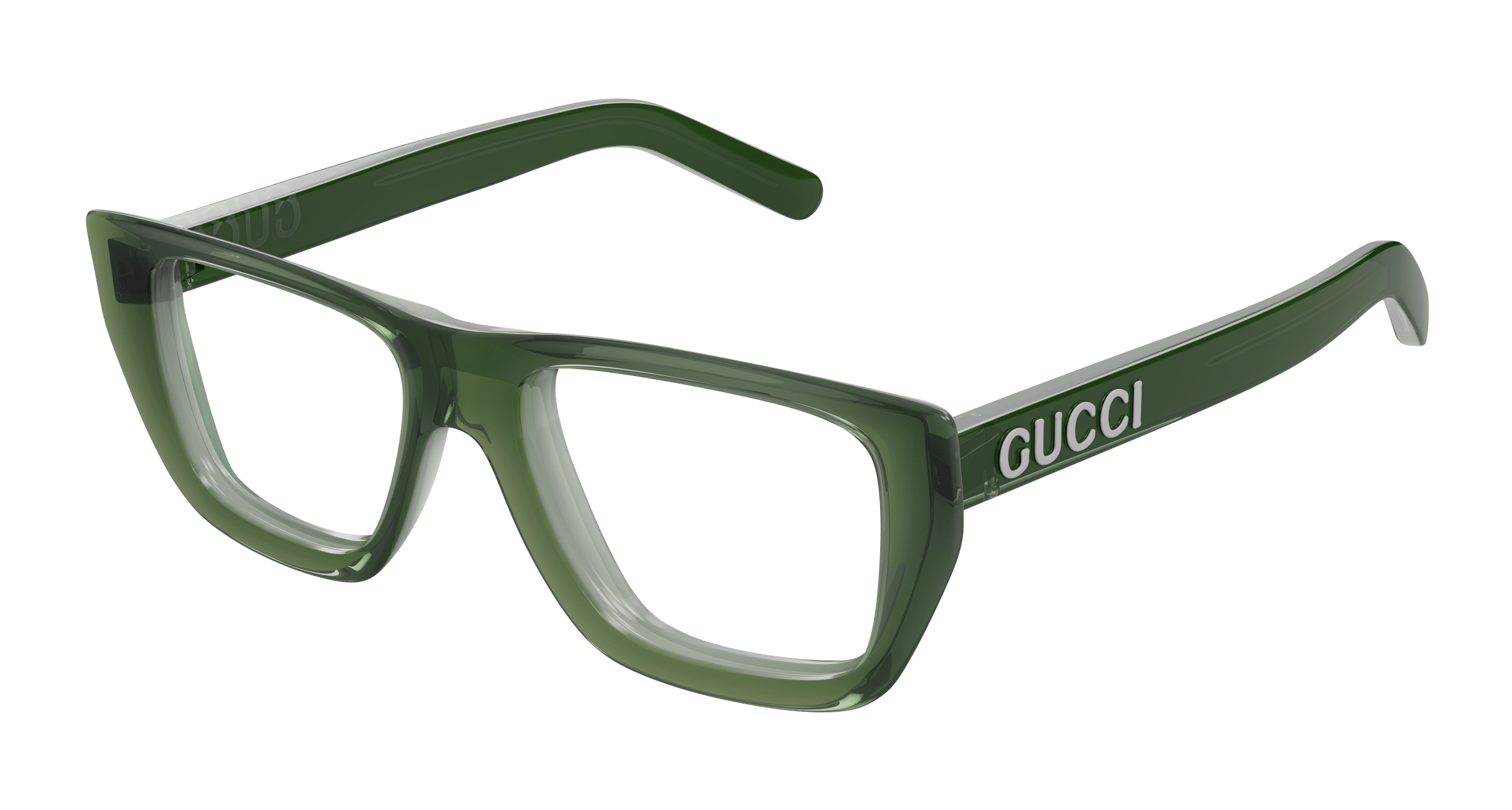 Green Eyeglasses Gucci 889652500416