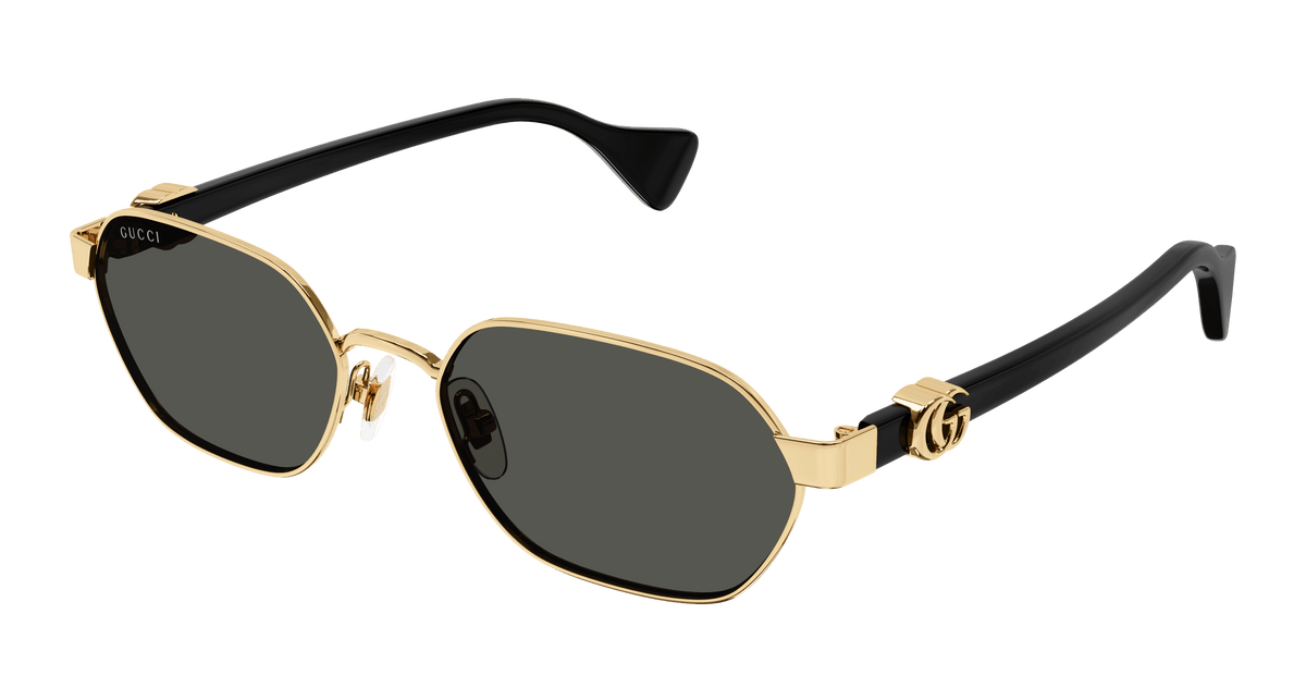 Gold Sunglasses Gucci 889652469409