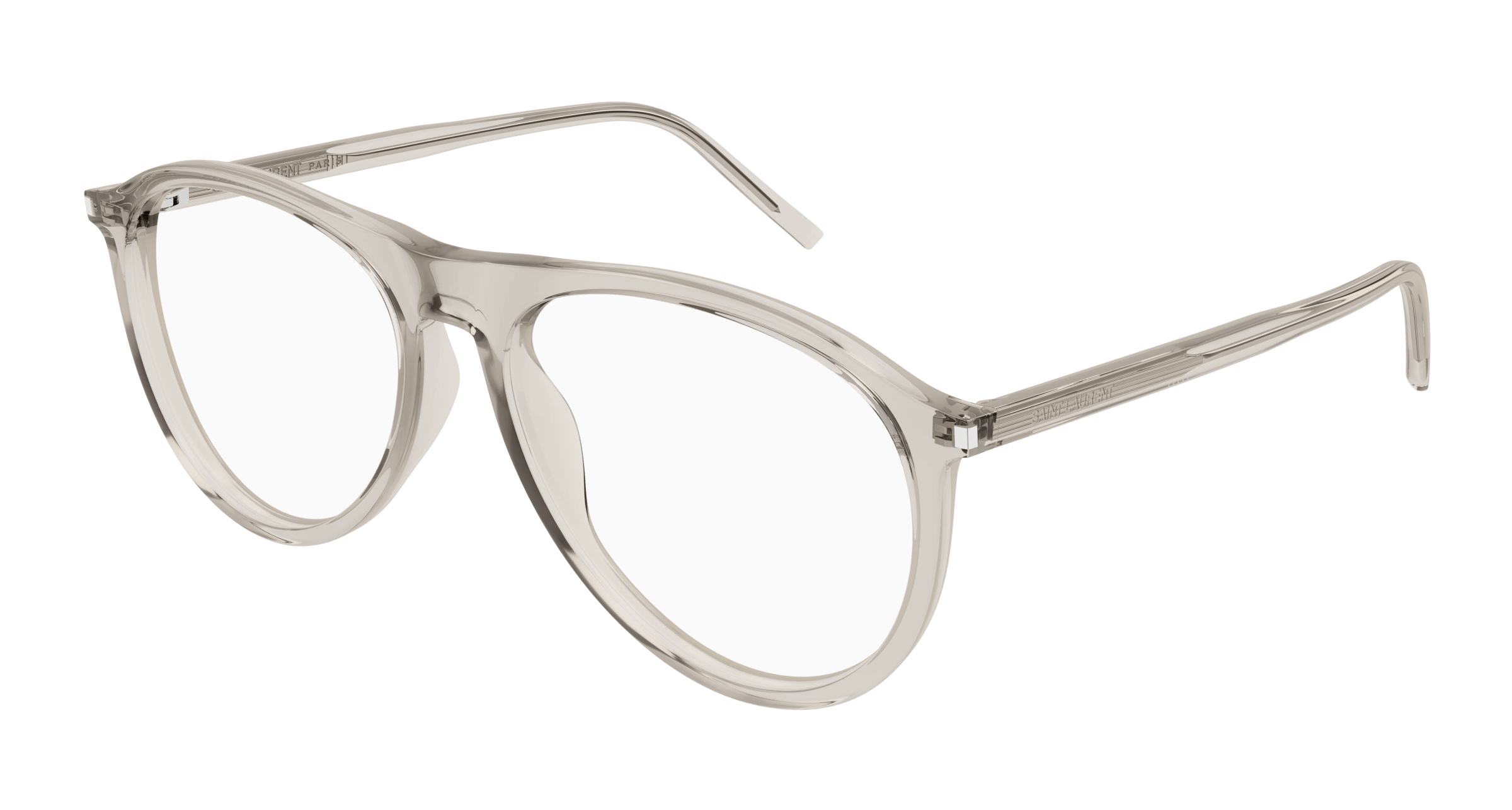 Beige Eyeglasses Saint Laurent 889652487113