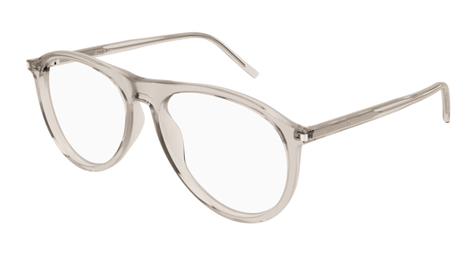 Beige Eyeglasses Saint Laurent 889652487113