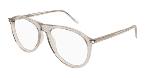 Beige Eyeglasses Saint Laurent 889652487113