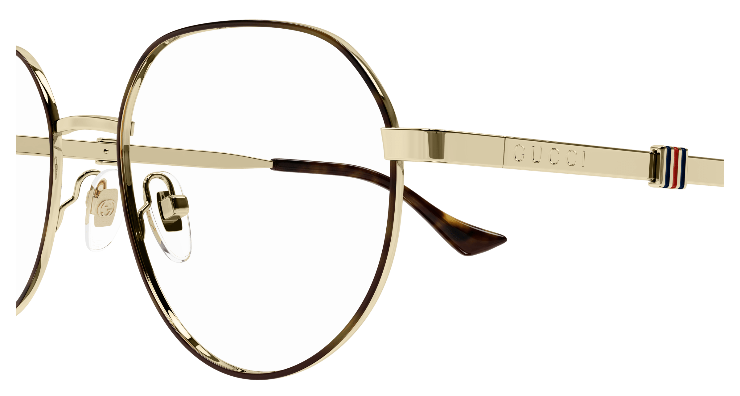 Gold Eyeglasses Gucci 889652470900