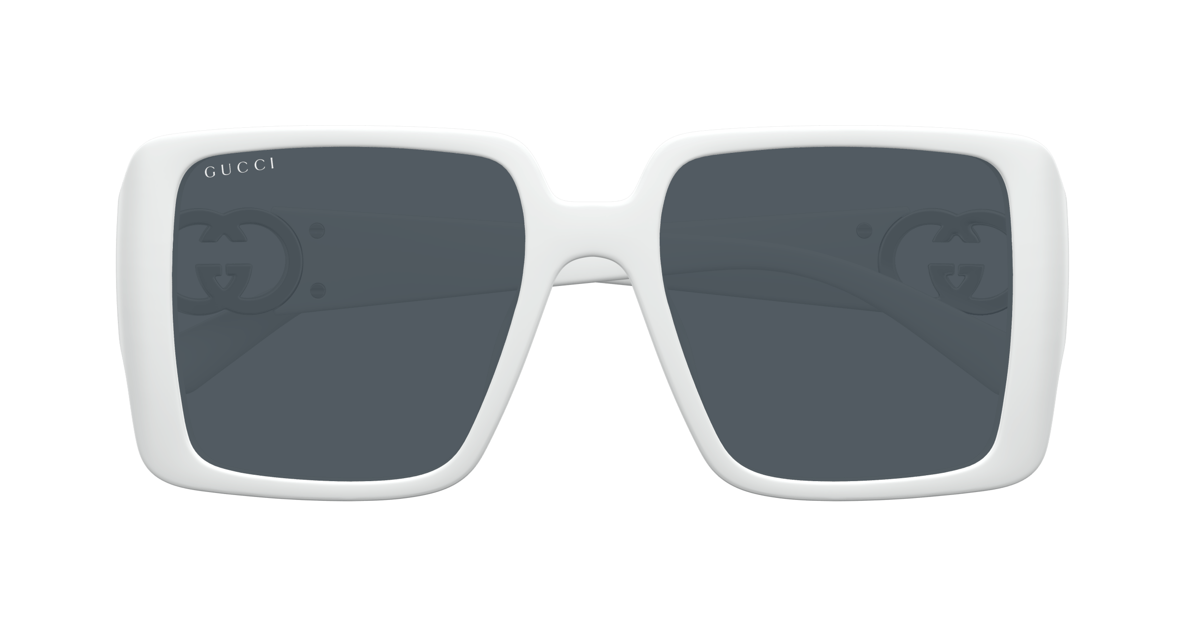 White Sunglasses Gucci 889652499437