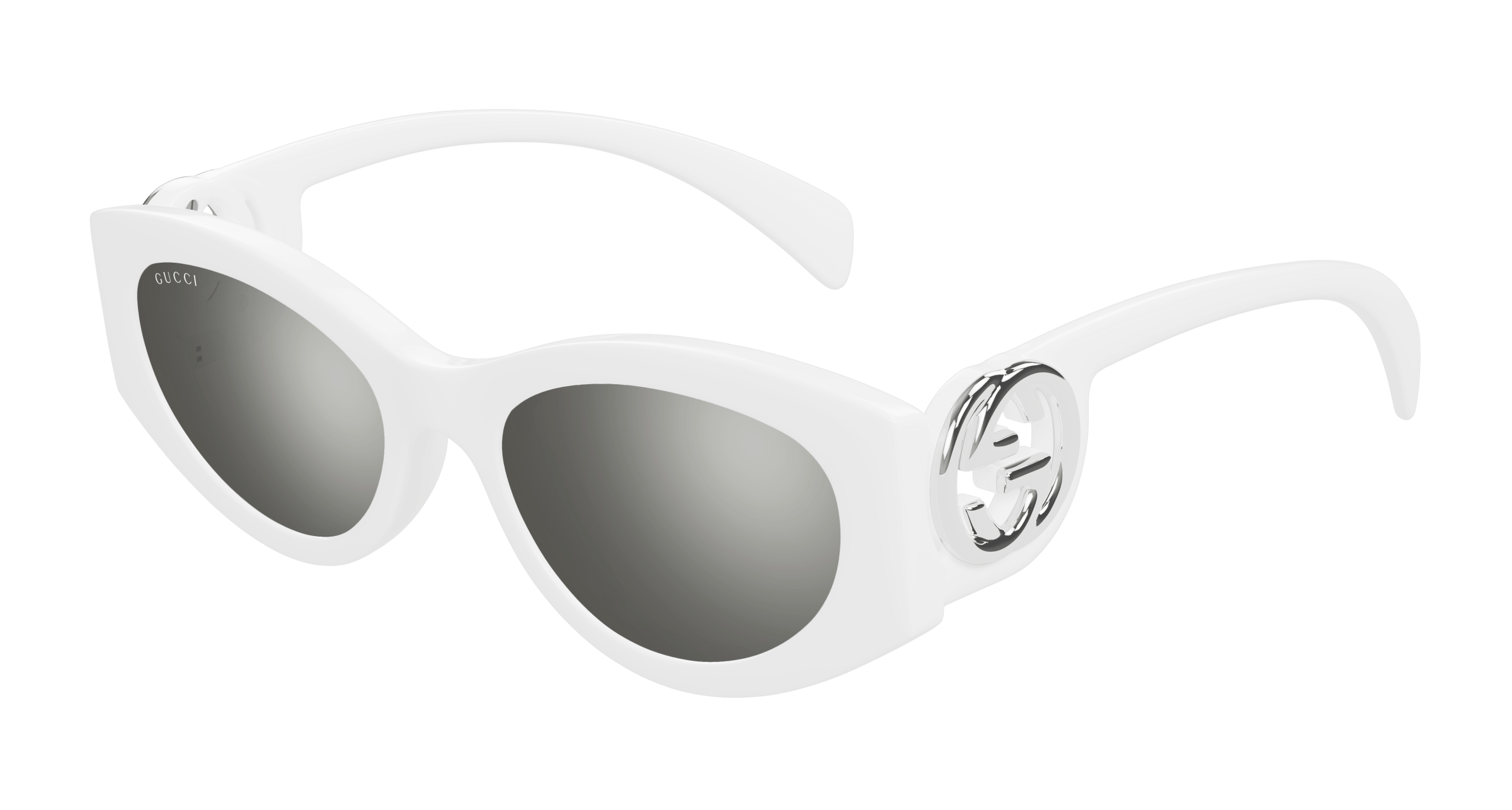 White Sunglasses Gucci 889652499017