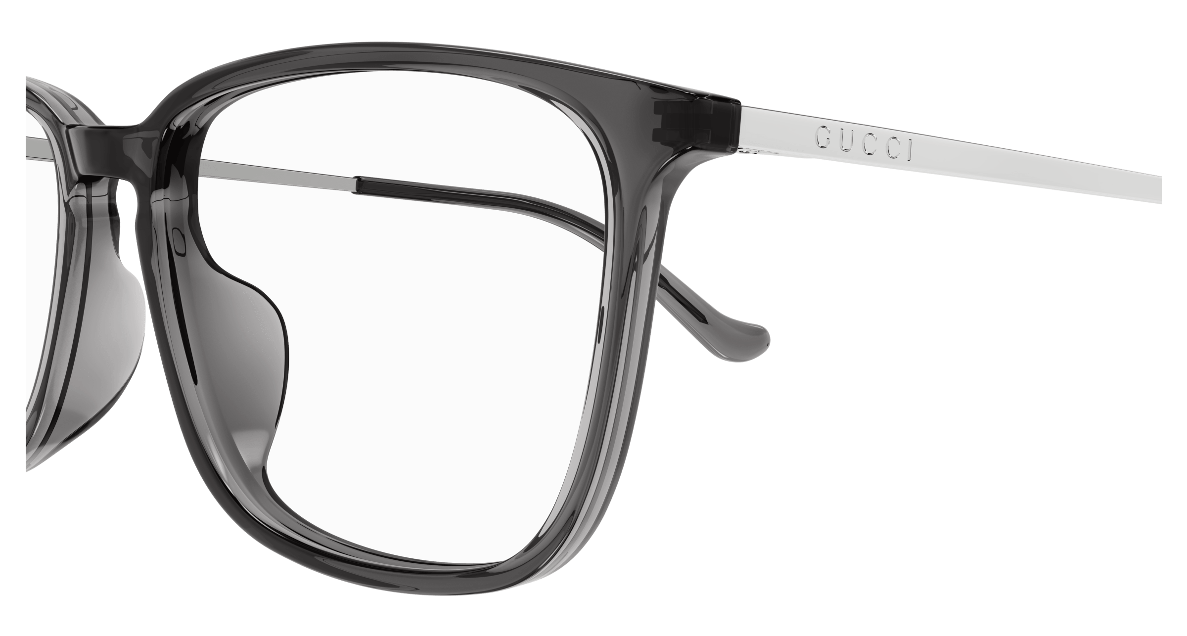 Grey Eyeglasses Gucci 889652473758