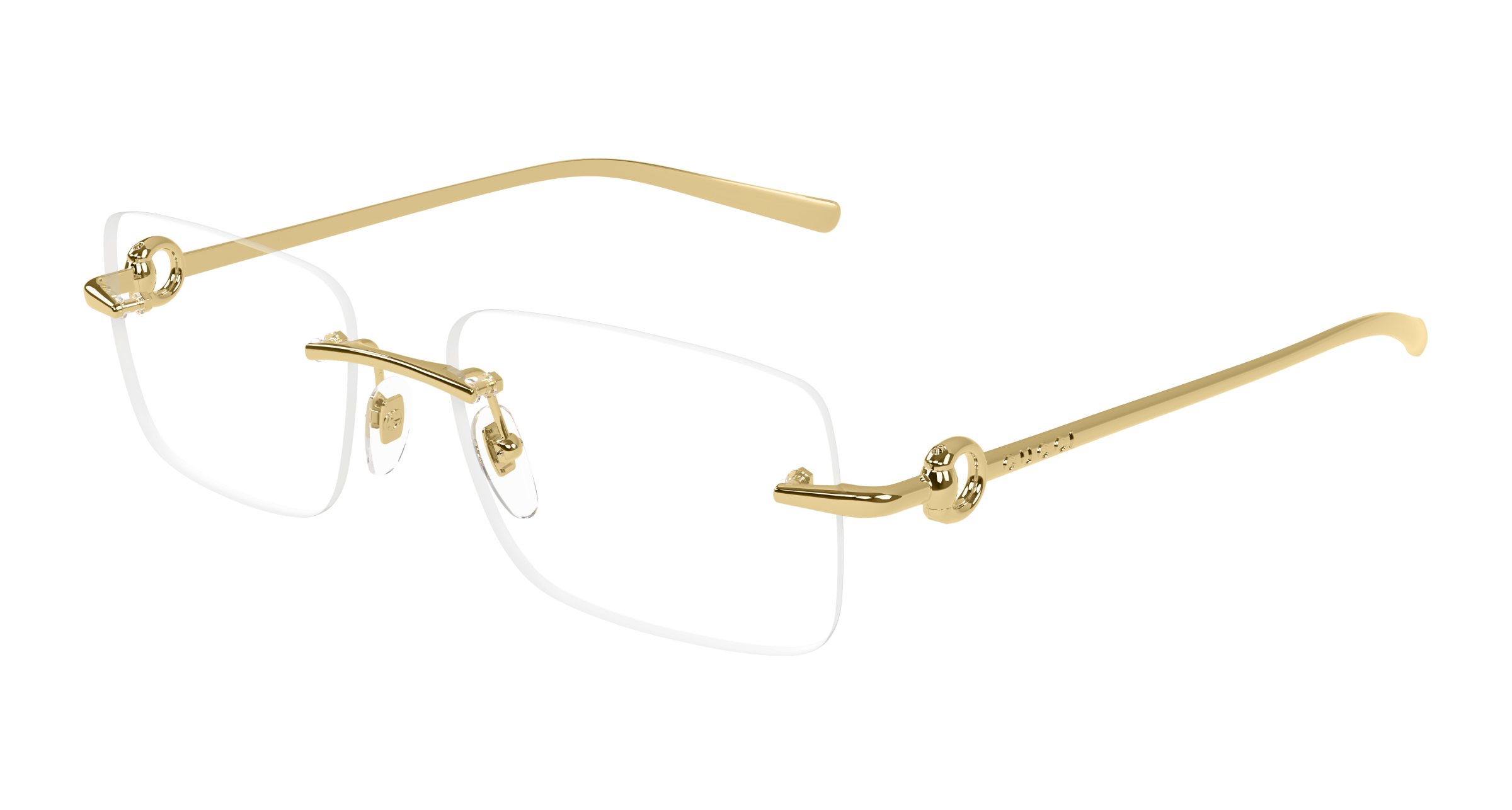 Gold Eyeglasses Gucci 889652498522