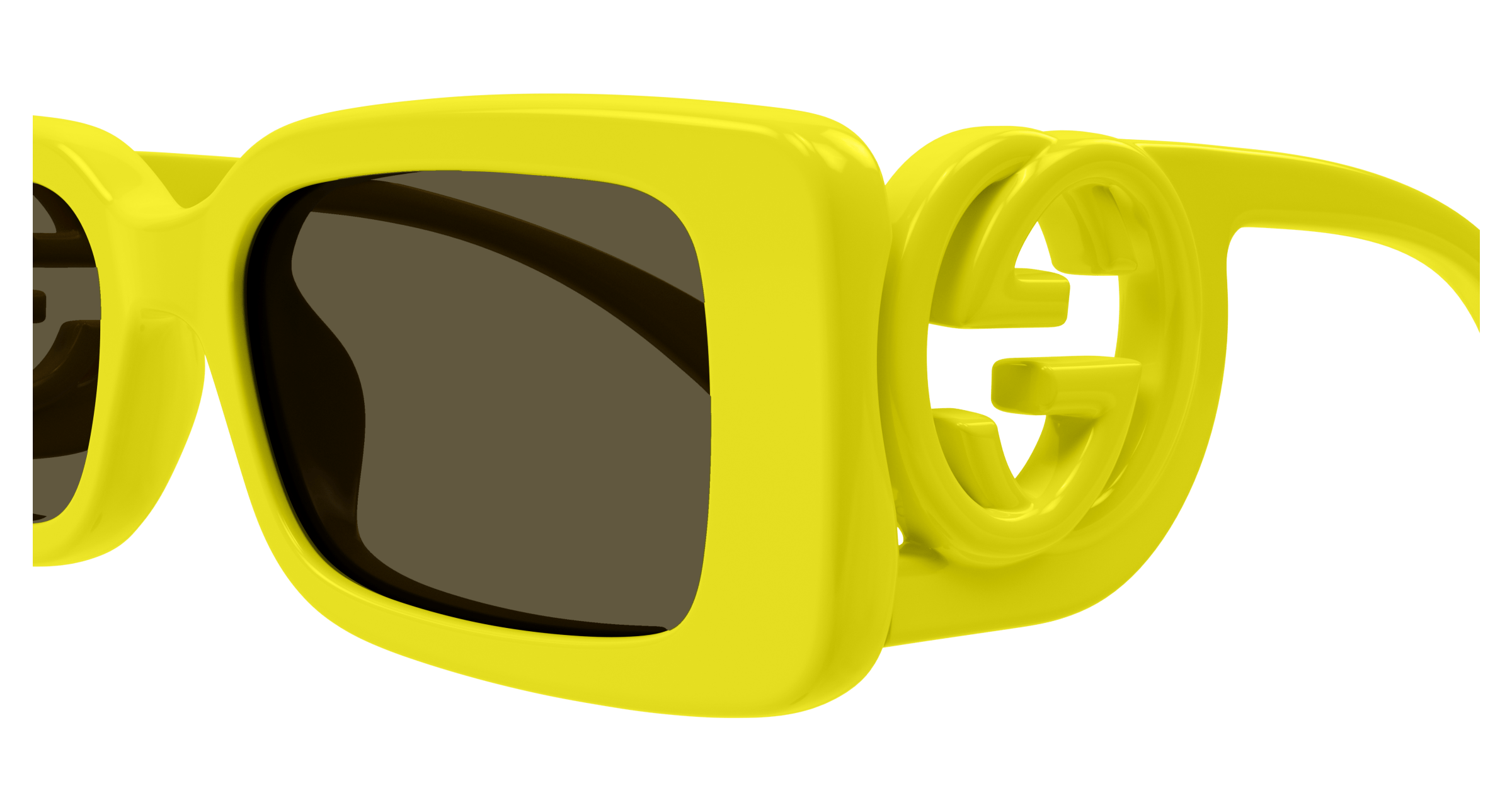 Yellow Sunglasses Gucci 889652469263