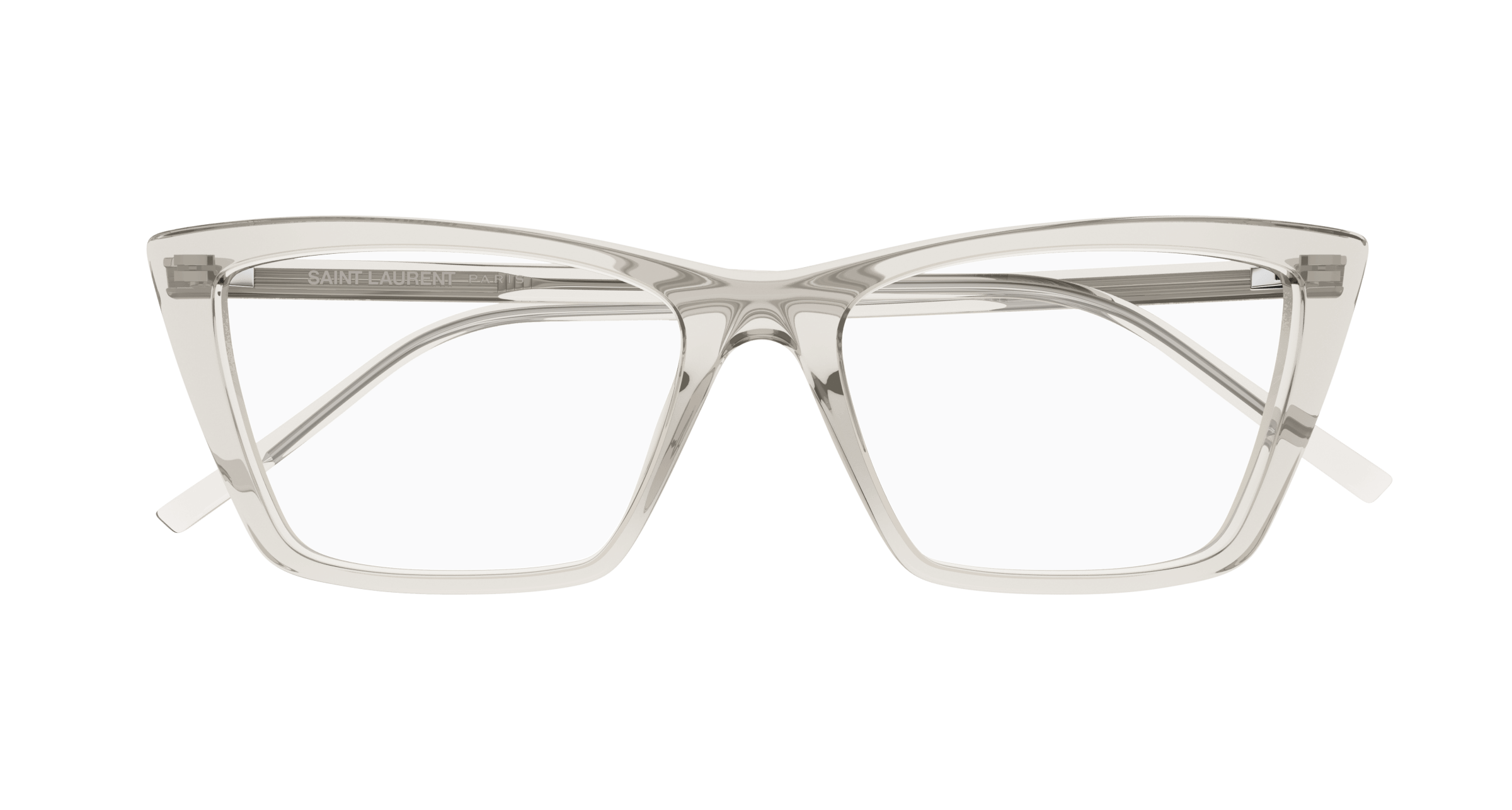 Beige Eyeglasses Saint Laurent 889652520964