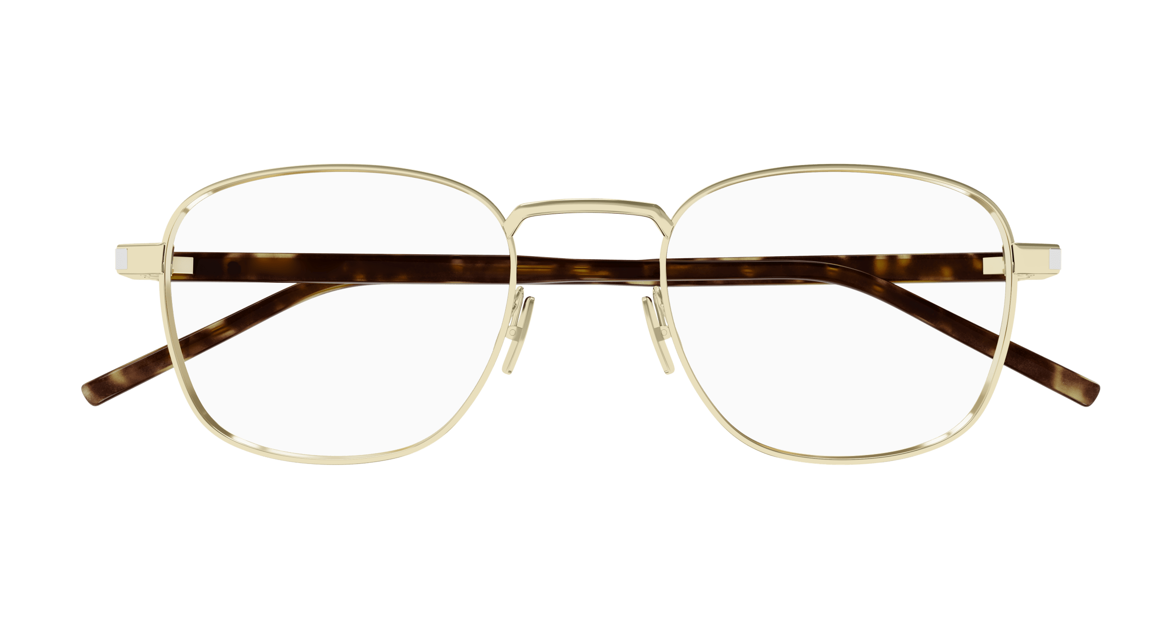 Gold Eyeglasses Saint Laurent 889652491233